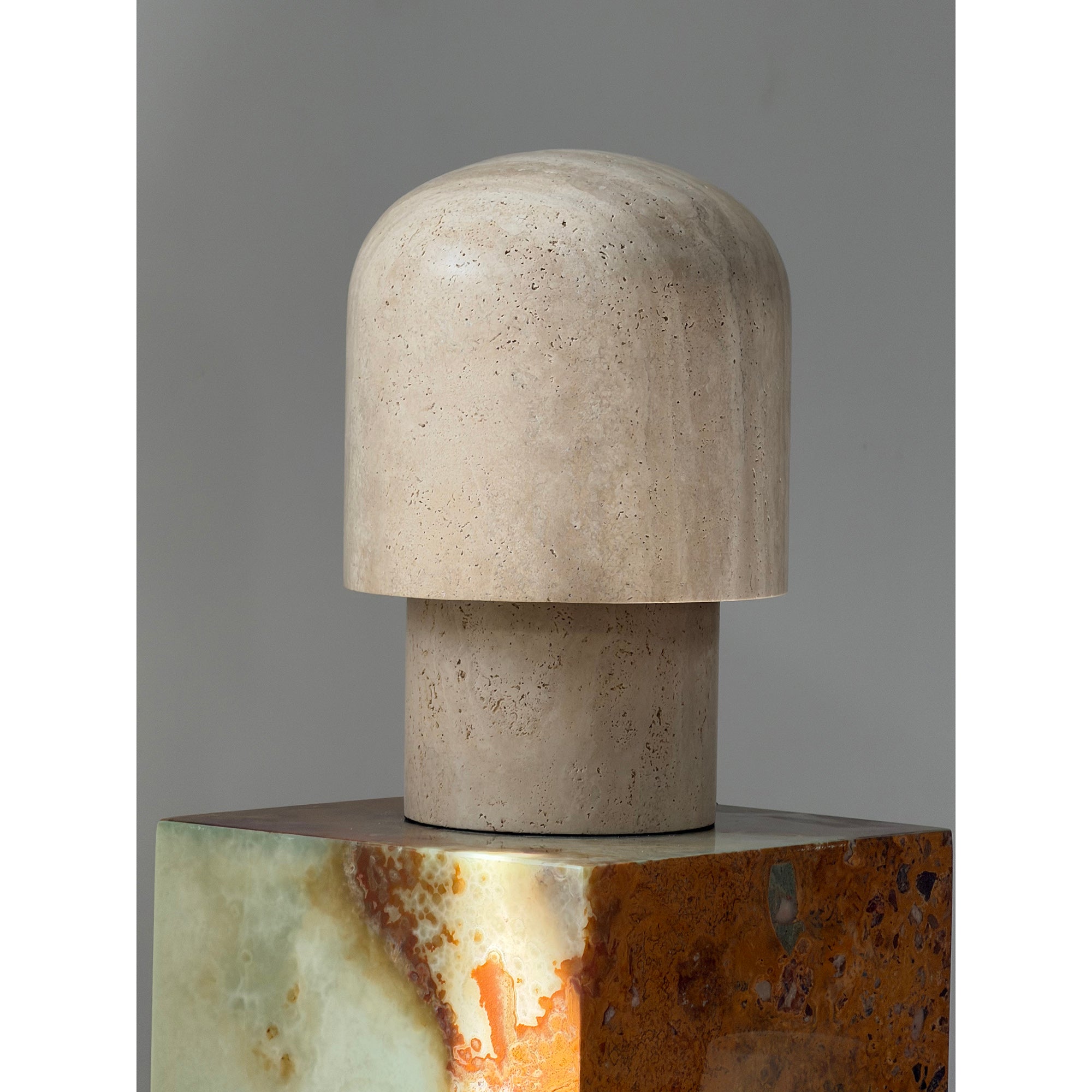 Top-down view of the Kennett lamp showing the integrated LED light source.