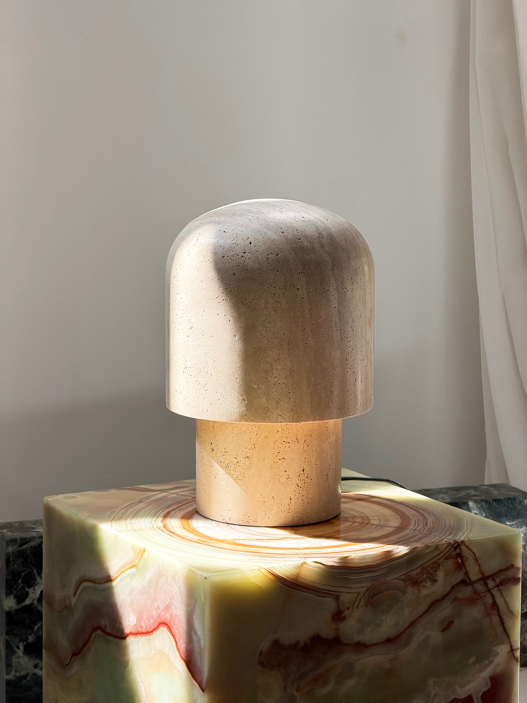 Lifestyle image showing the Kennett lamp in a contemporary home interior.