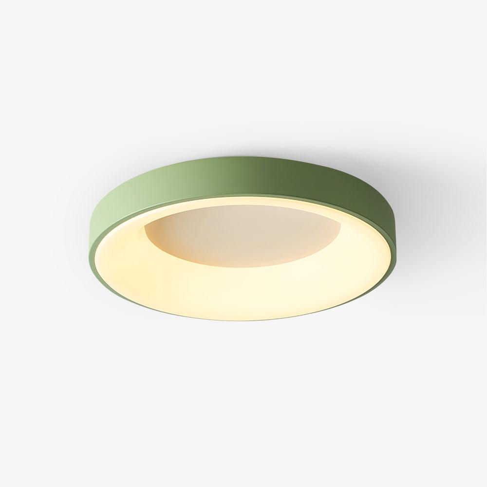 Jareth Ceiling Light Iron Contemporary Green Shade-Neutral Decor