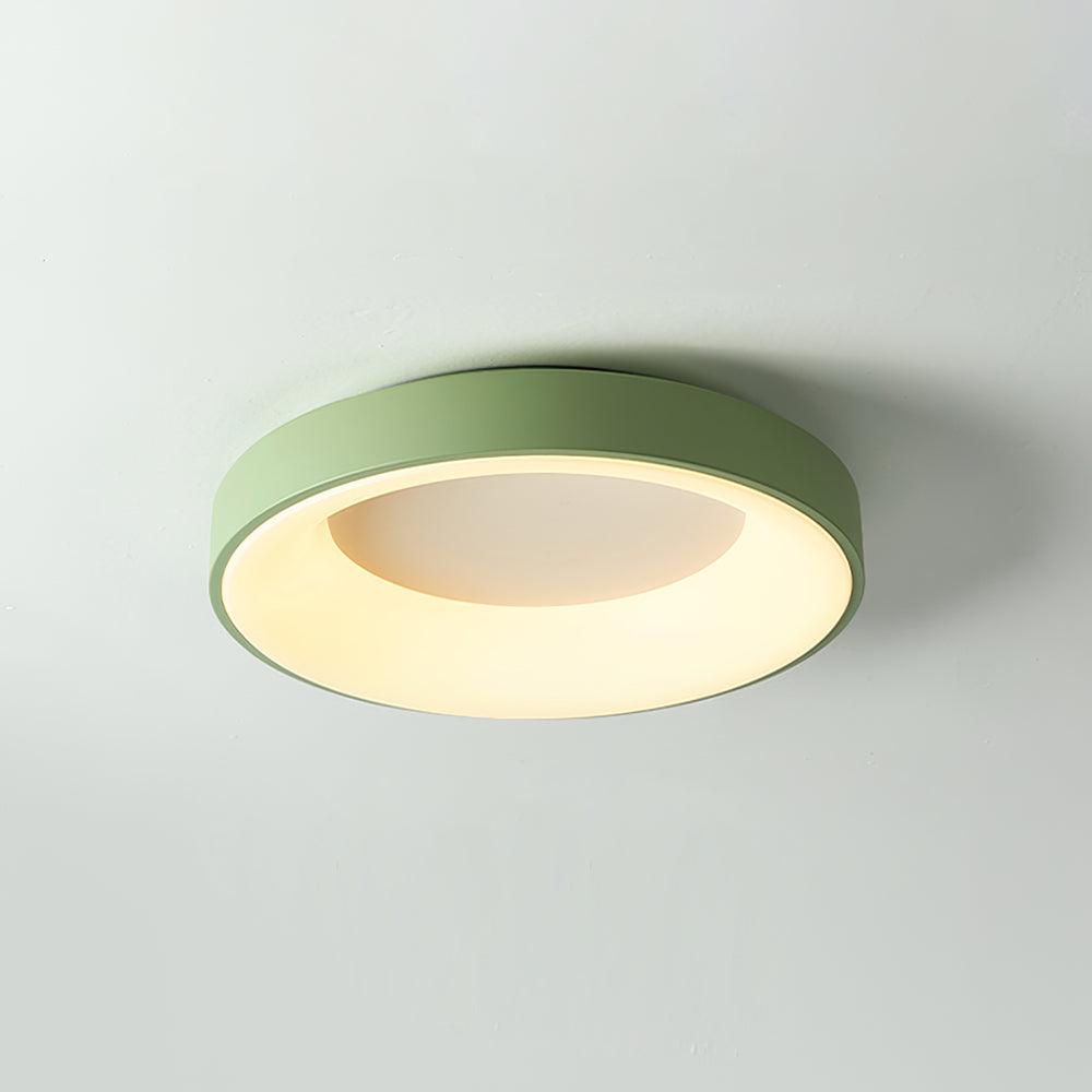 Jareth Ceiling Light Iron Contemporary Green Shade-Neutral Decor