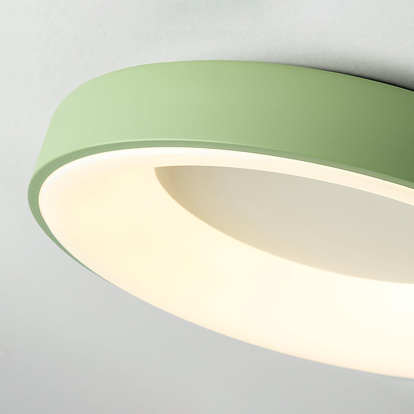 Jareth Ceiling Light Iron Contemporary Green Shade-Neutral Decor