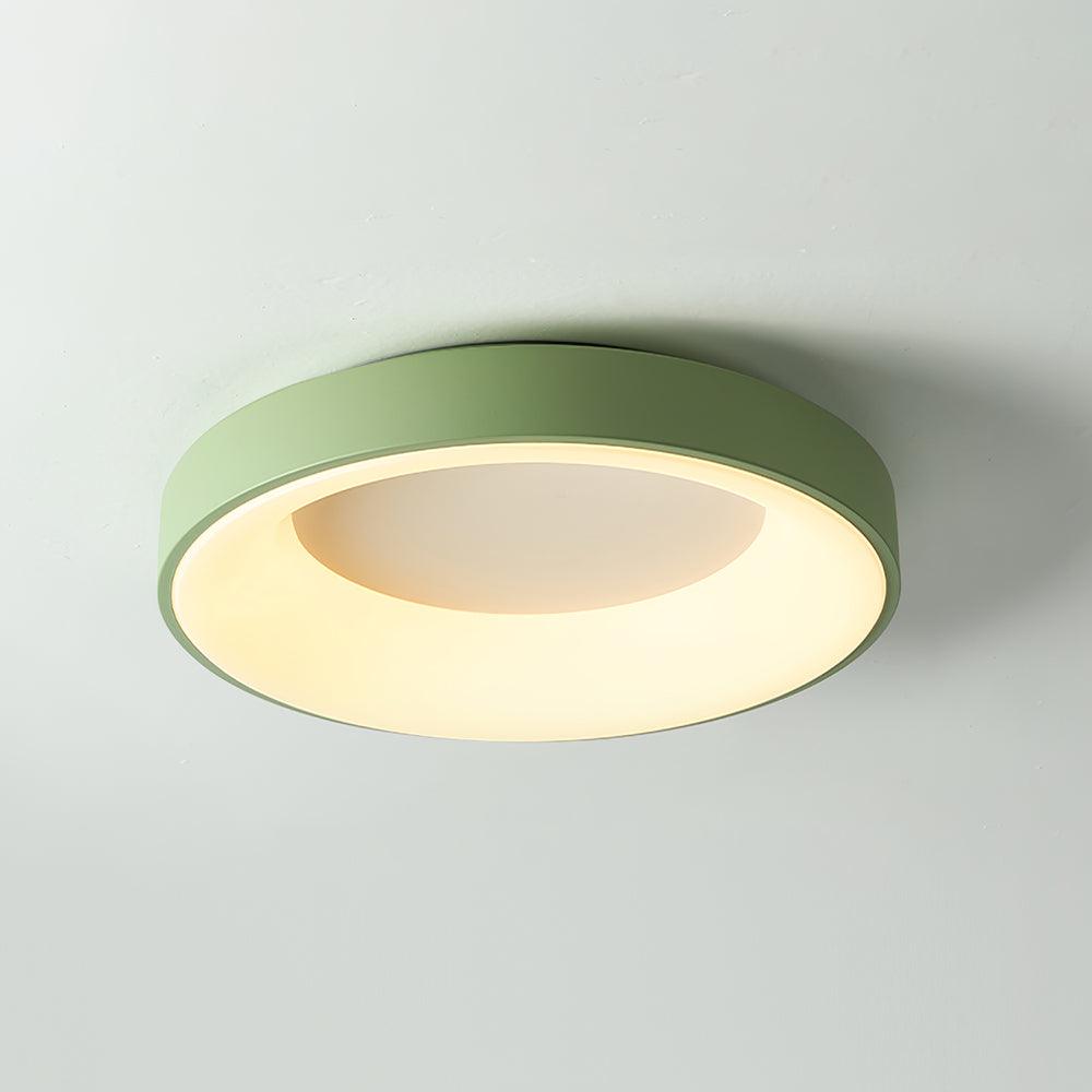Jareth Ceiling Light Iron Contemporary Green Shade-Neutral Decor