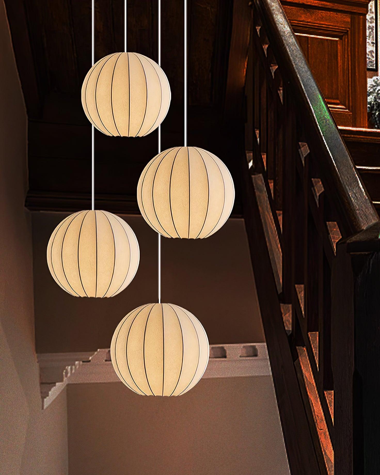 Brinor Silk Scandinavian Pendant Lamp-Neutral Decor