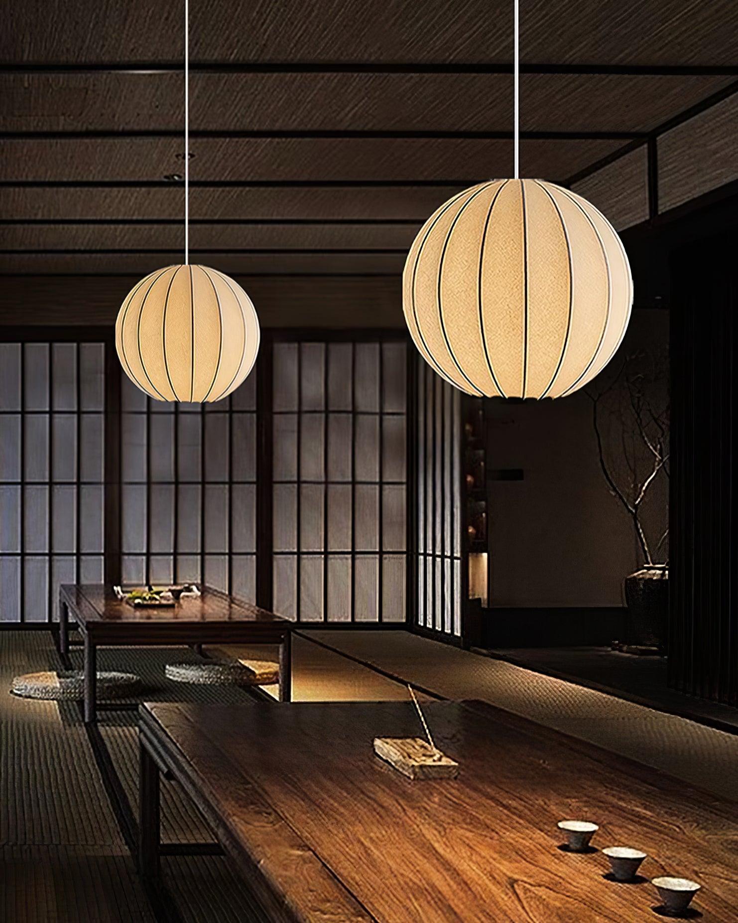 Brinor Silk Scandinavian Pendant Lamp-Neutral Decor
