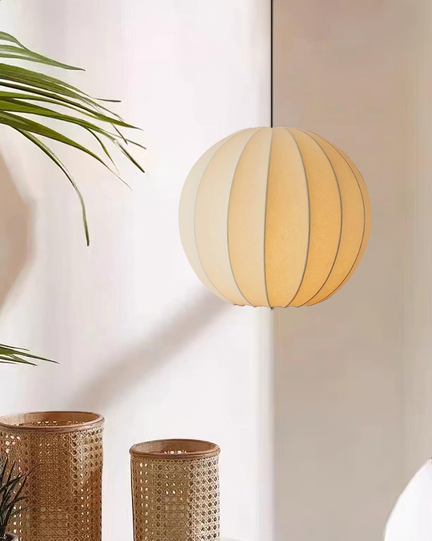 Brinor Silk Scandinavian Pendant Lamp-Neutral Decor
