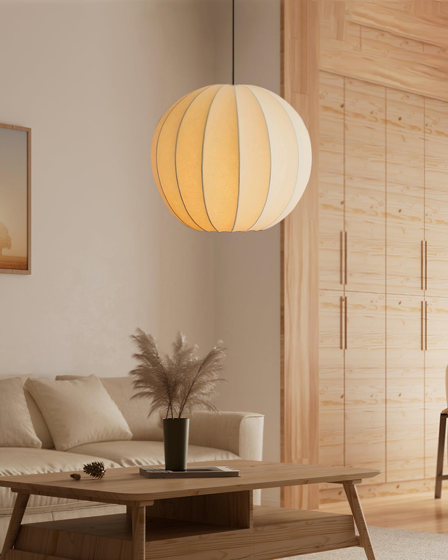 Brinor Silk Scandinavian Pendant Lamp-Neutral Decor