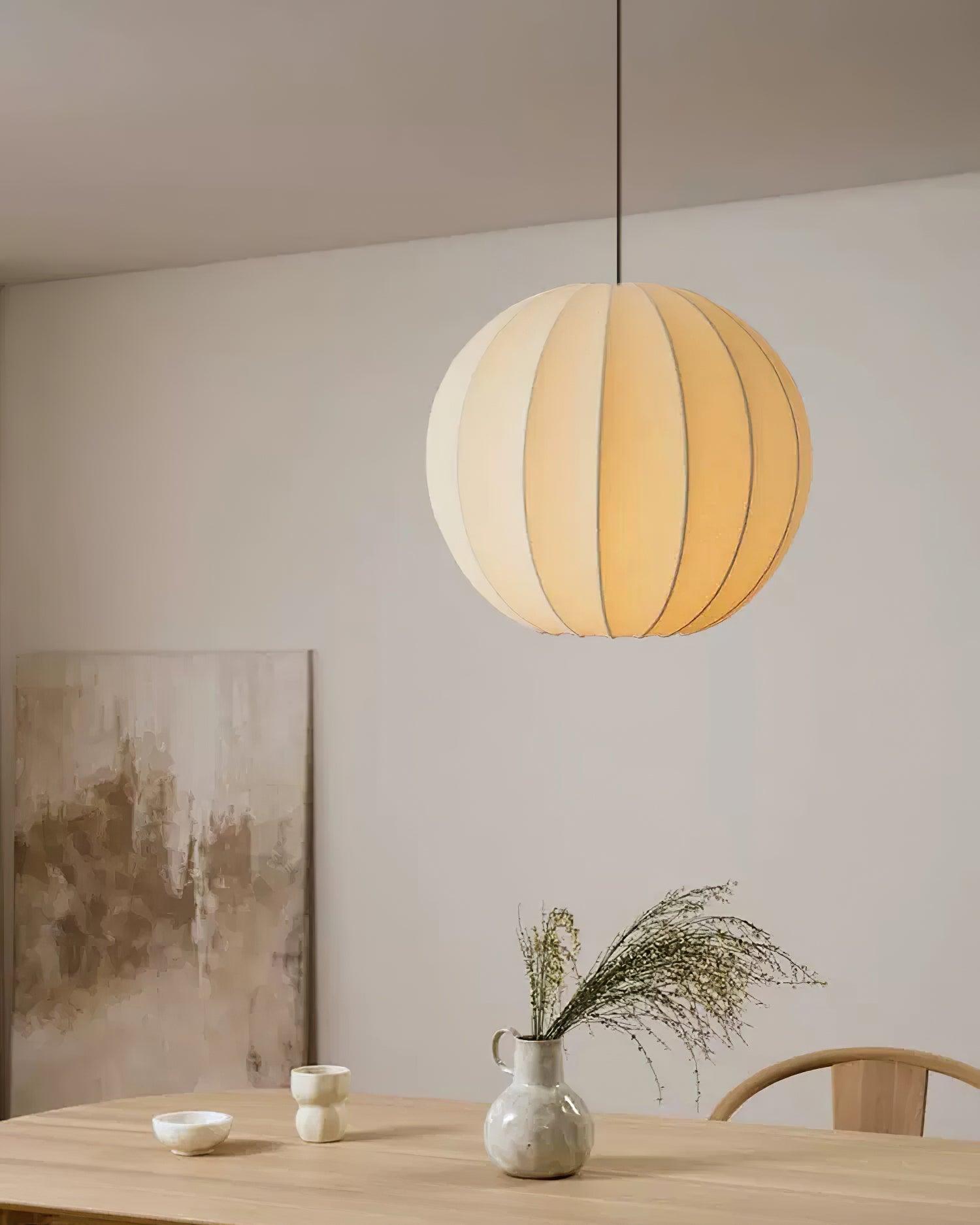 Brinor Silk Scandinavian Pendant Lamp-Neutral Decor