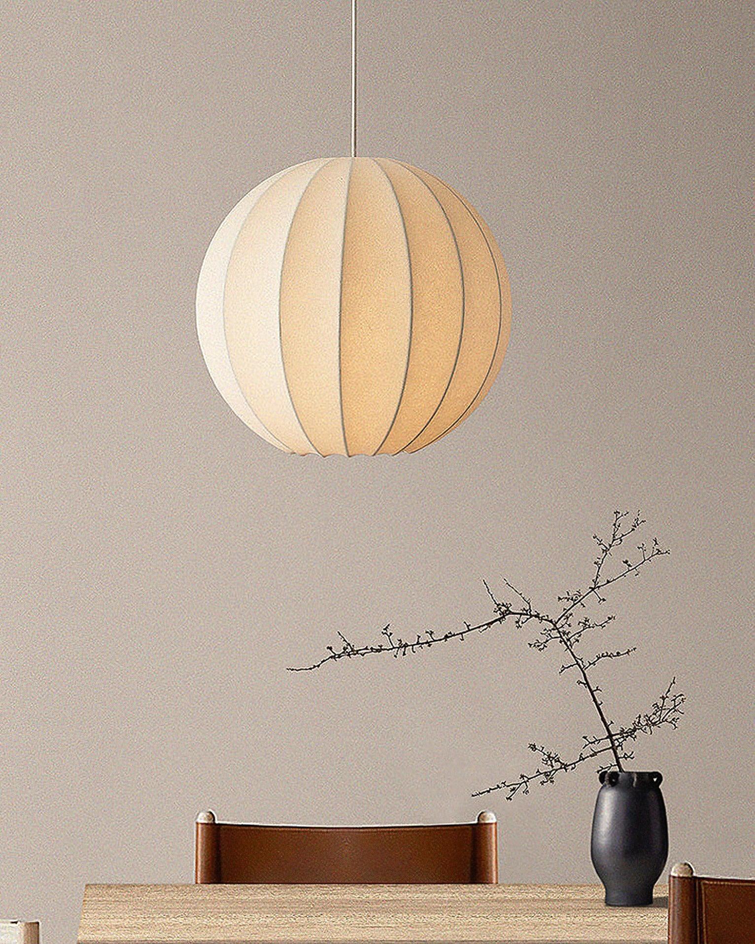 Brinor Silk Scandinavian Pendant Lamp-Neutral Decor