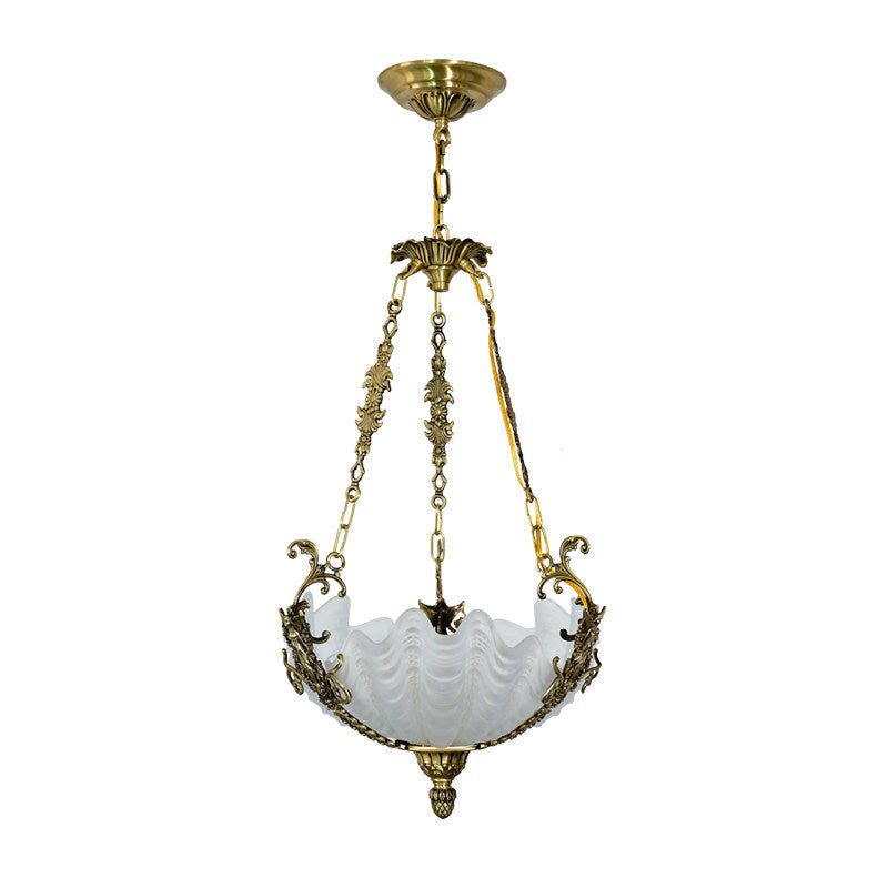 Kensington Palace Grand Chandelier in antique bronze finish, front view.