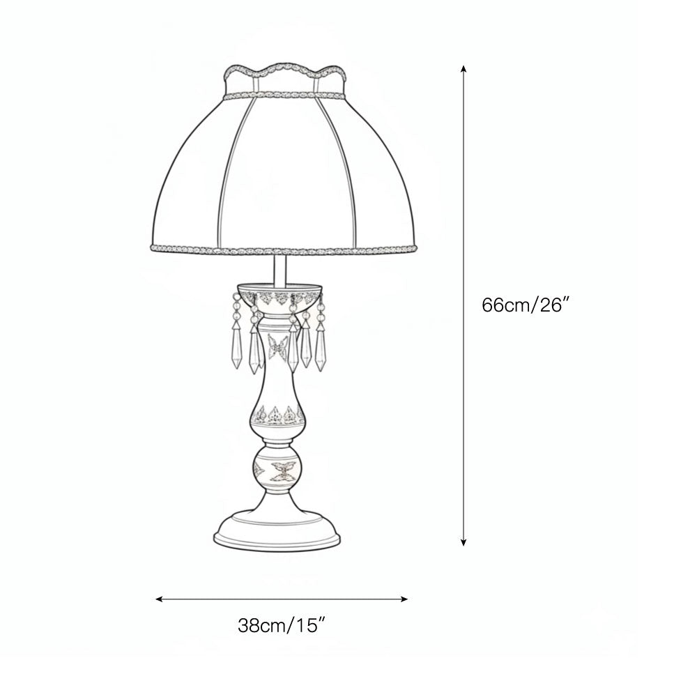 Close-up of the green ceramic lamp body with subtle texture.