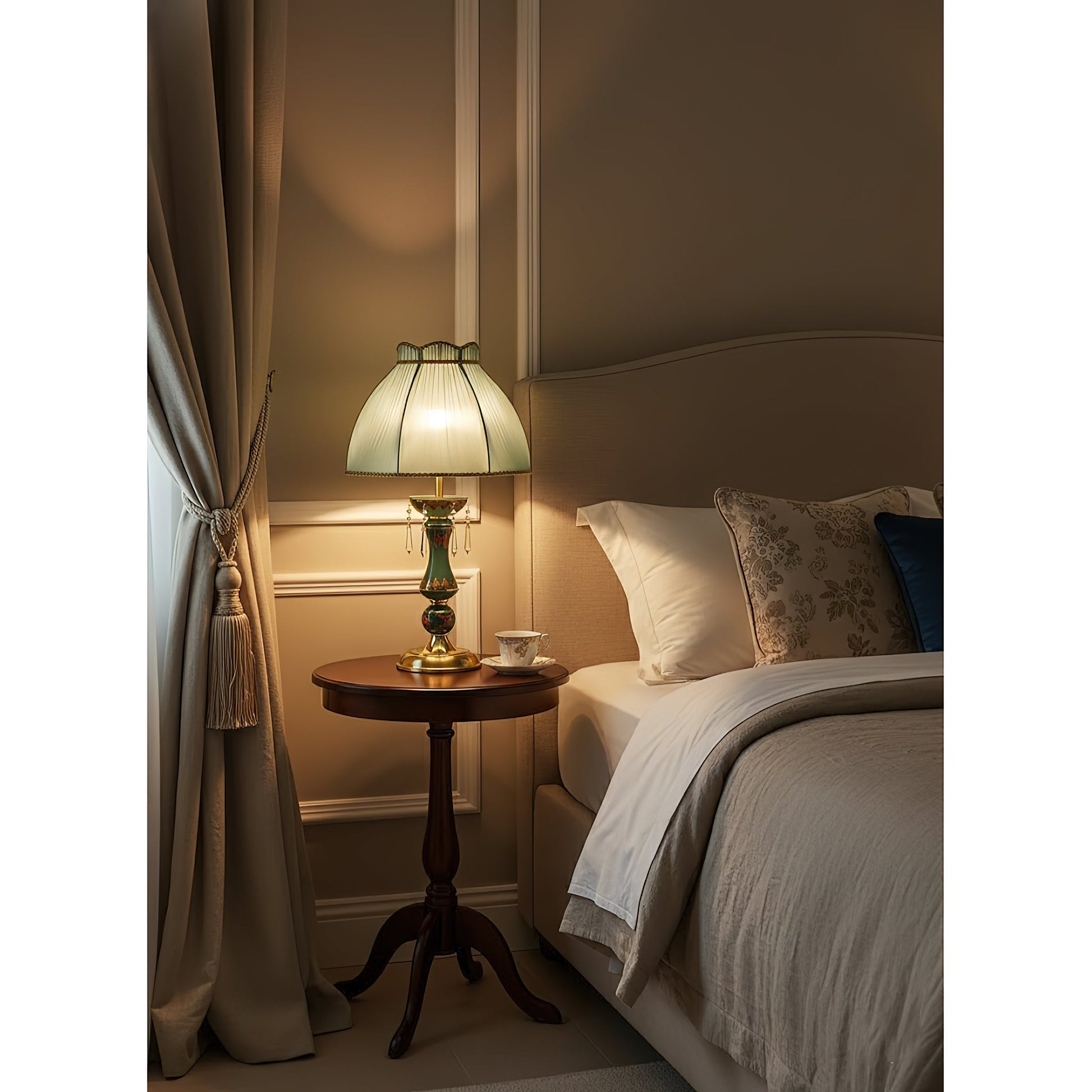 Top-down view of the Kenton Table Lamp's lampshade.