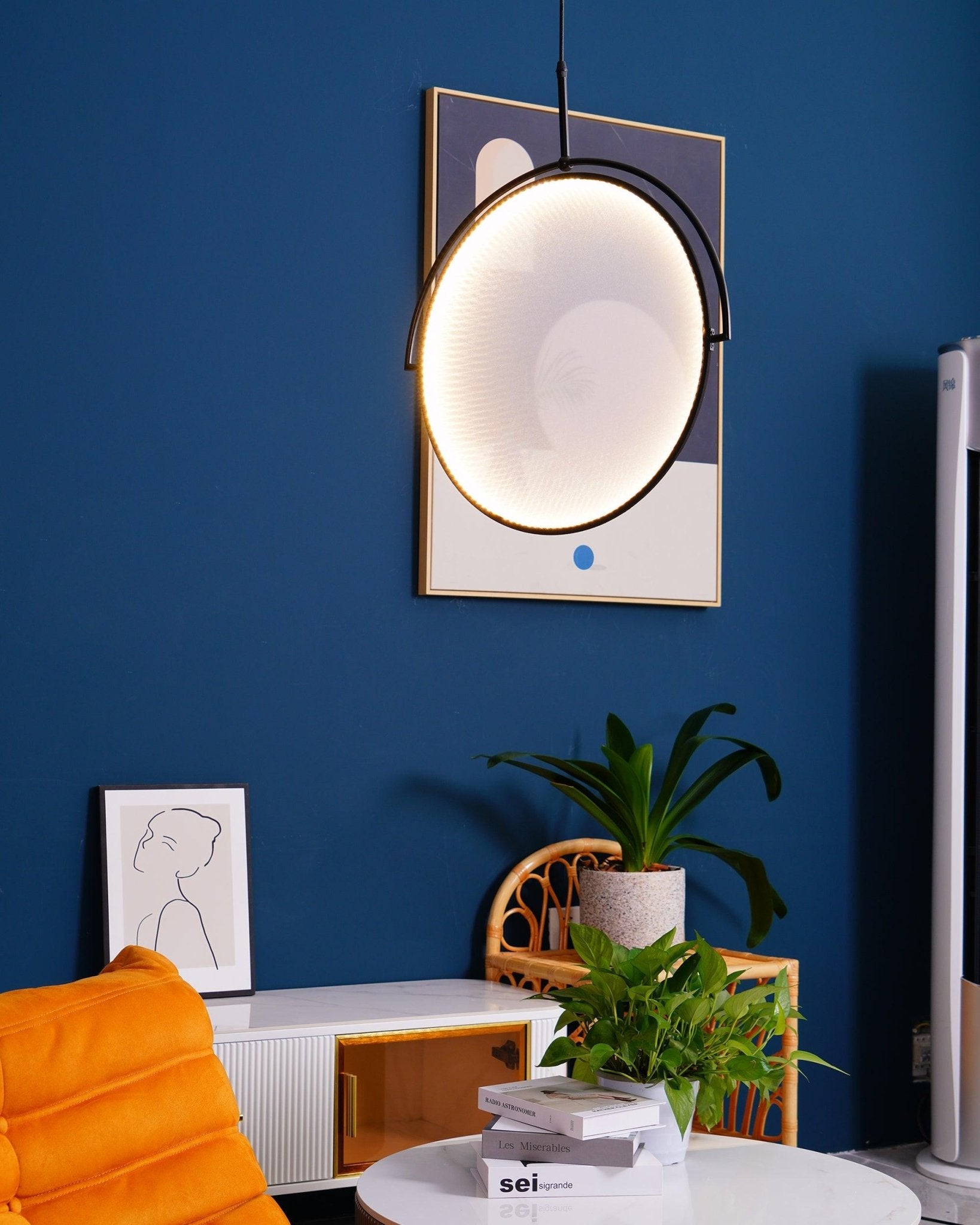 Bennett Modern Pendant Light-Neutral Decor