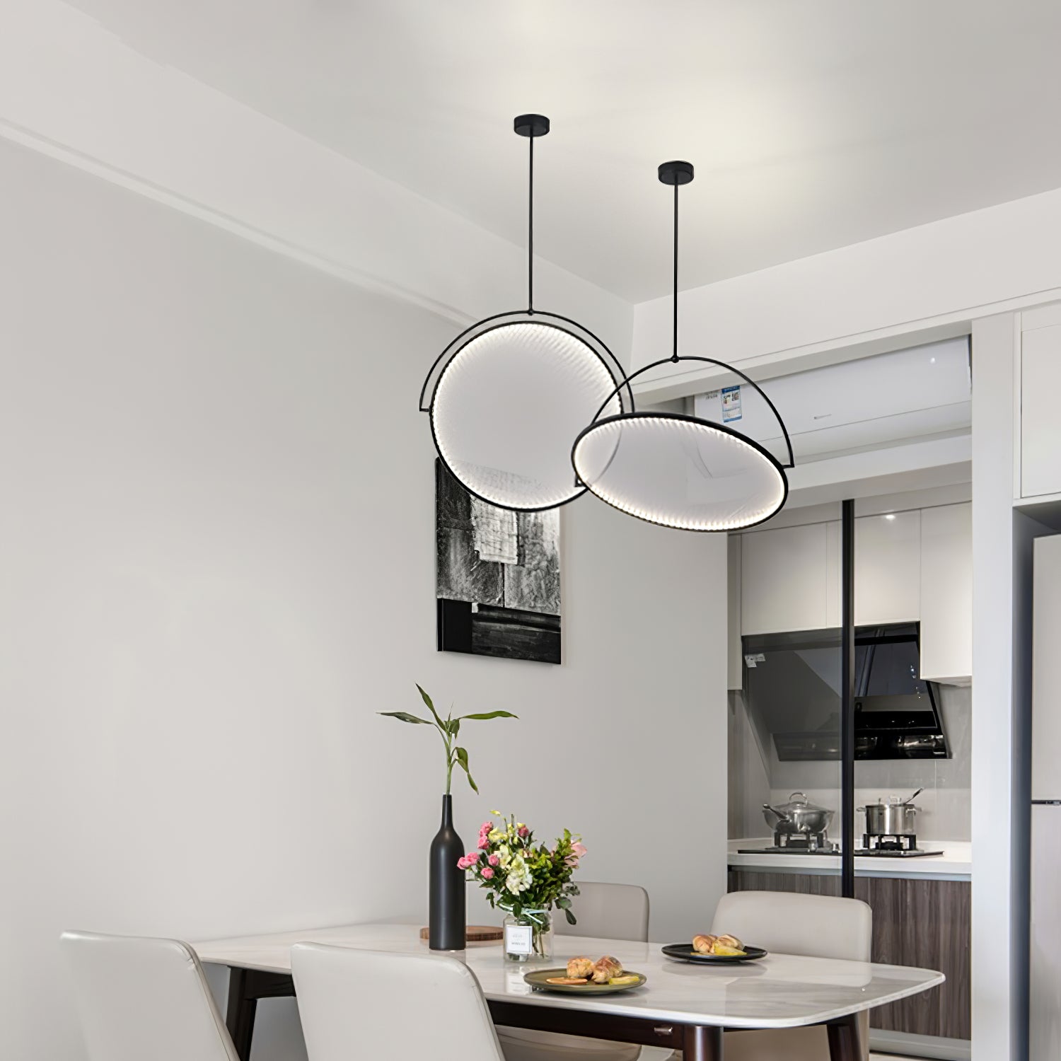 Bennett Modern Pendant Light-Neutral Decor