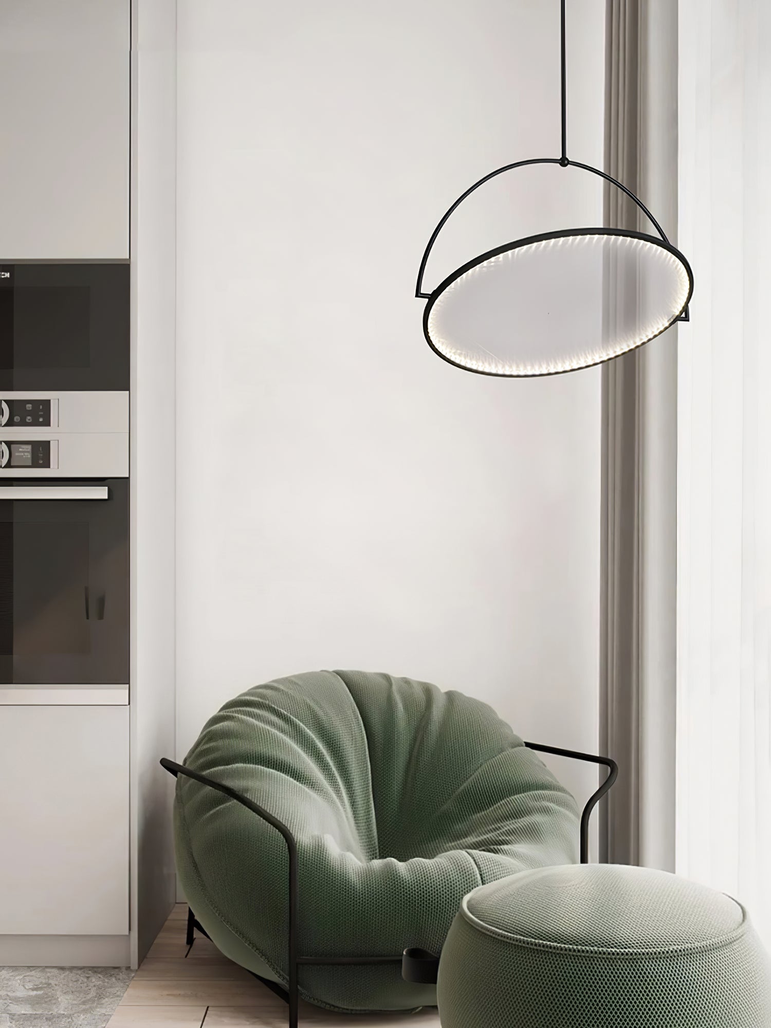 Bennett Modern Pendant Light-Neutral Decor