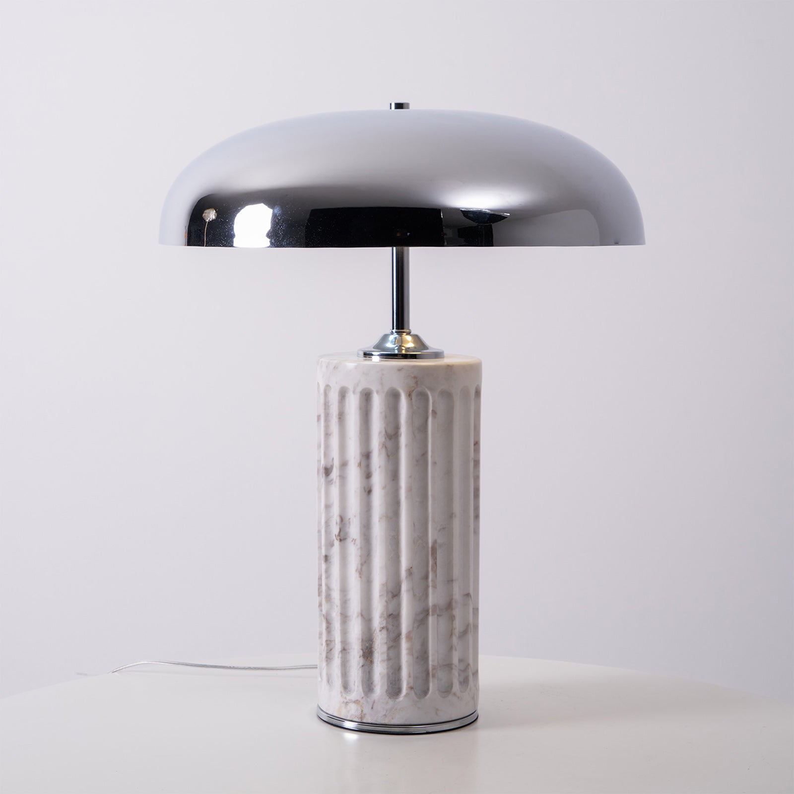 Zenith Modern Marble Table Lamp-Neutral Decor
