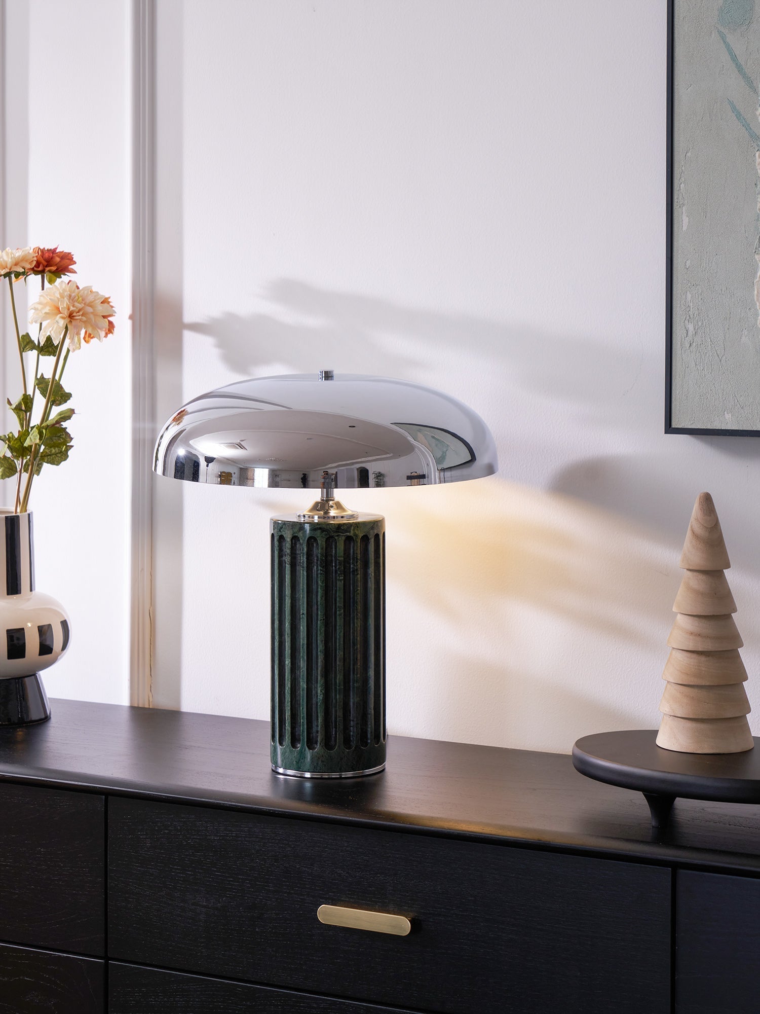 Zenith Modern Marble Table Lamp-Neutral Decor