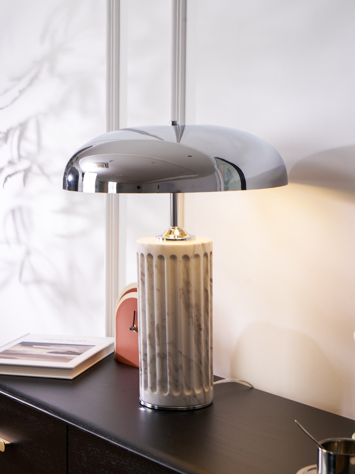 Zenith Modern Marble Table Lamp-Neutral Decor