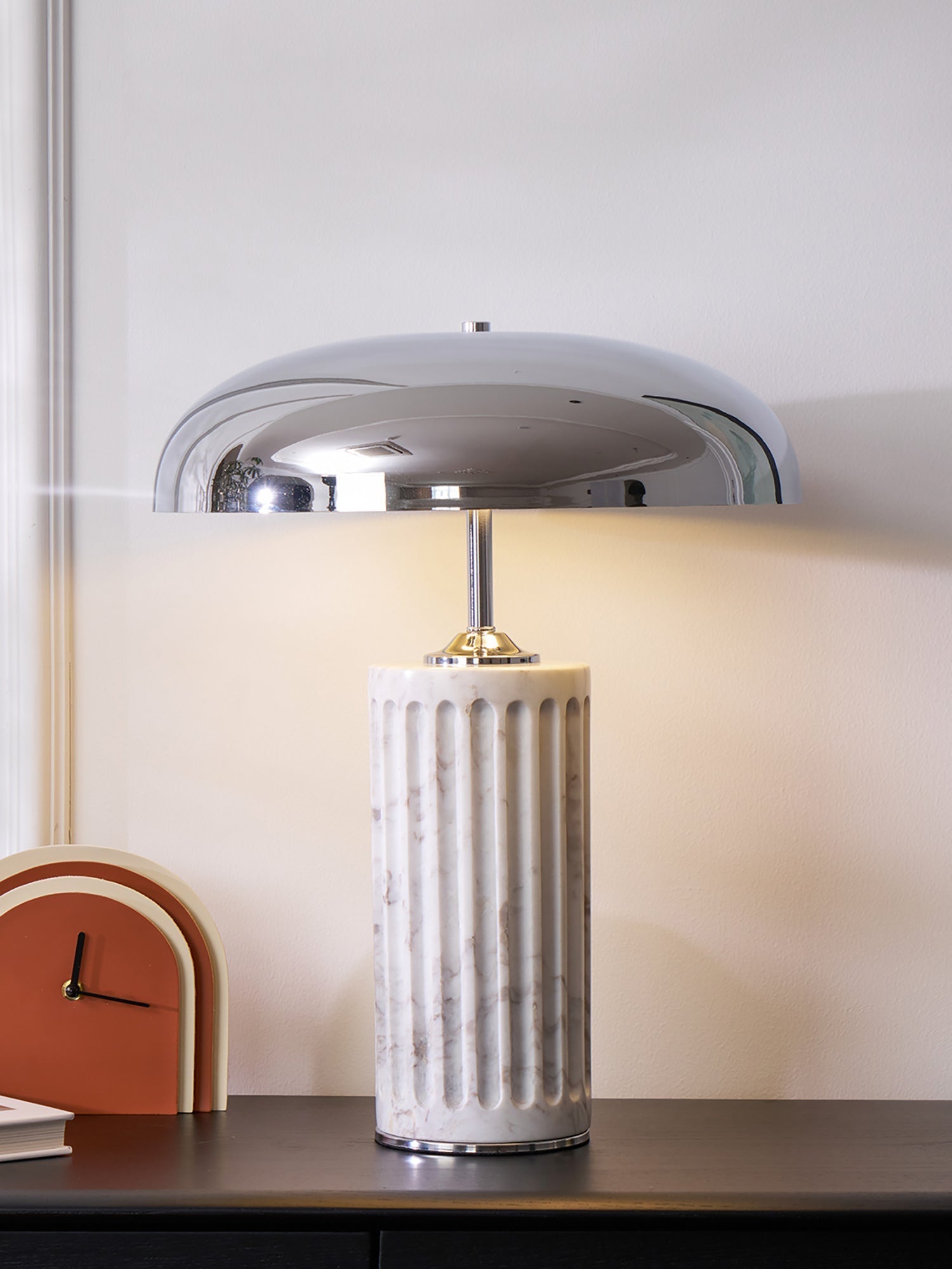 Zenith Modern Marble Table Lamp-Neutral Decor