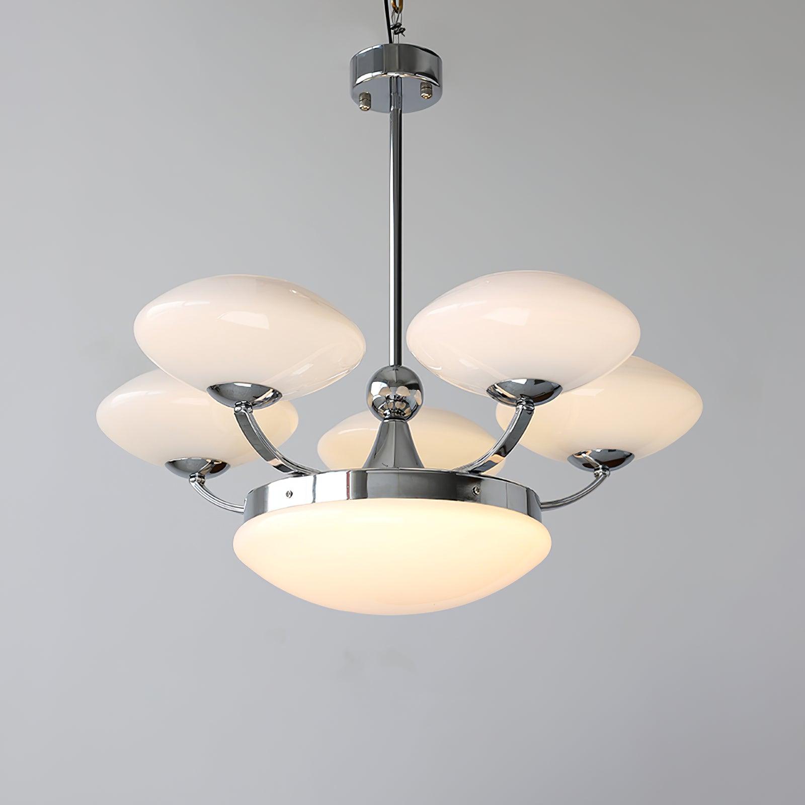 Aurelia Classic Glass Chandelier-Neutral Decor