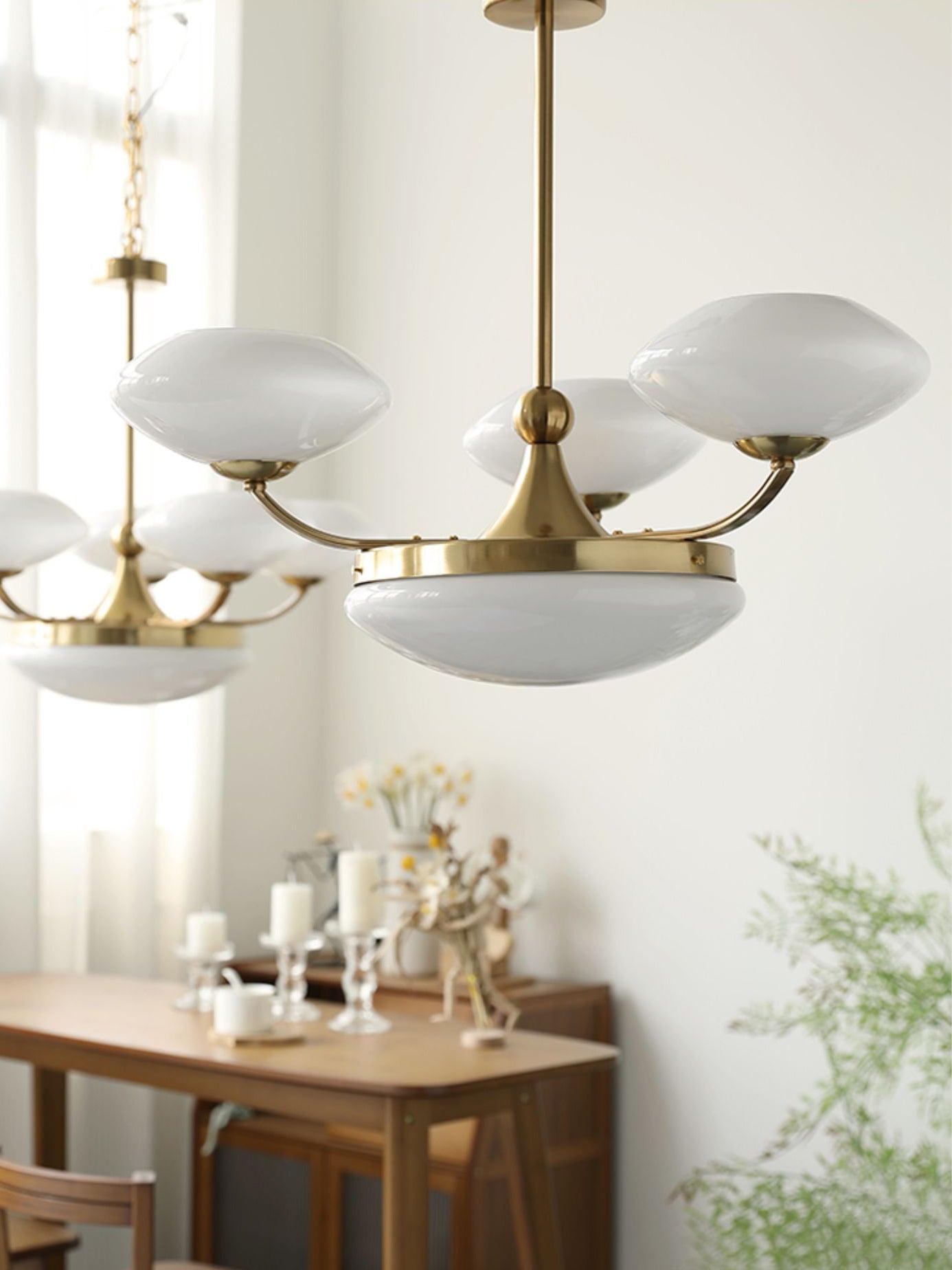 Aurelia Classic Glass Chandelier-Neutral Decor