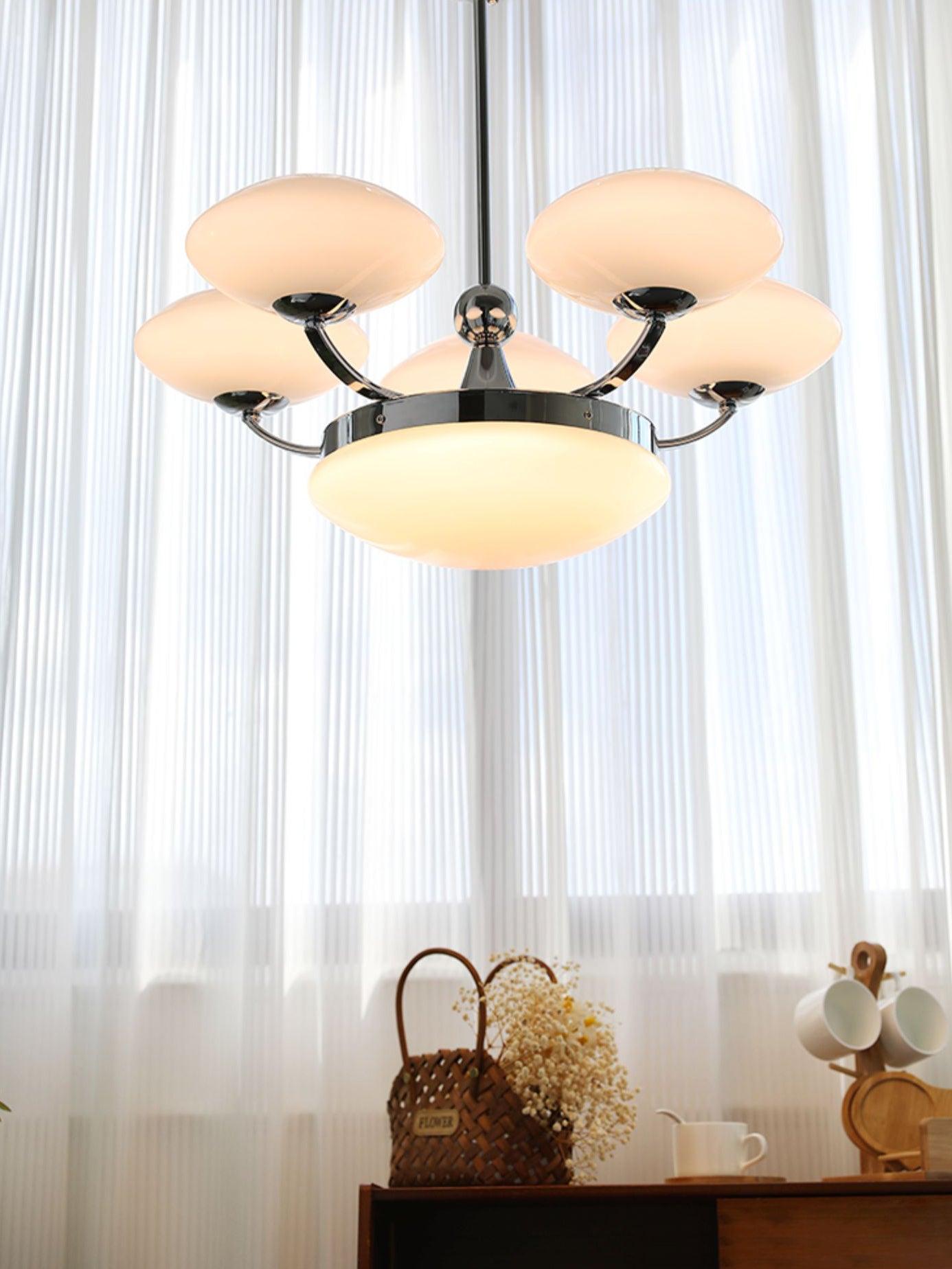 Aurelia Classic Glass Chandelier-Neutral Decor