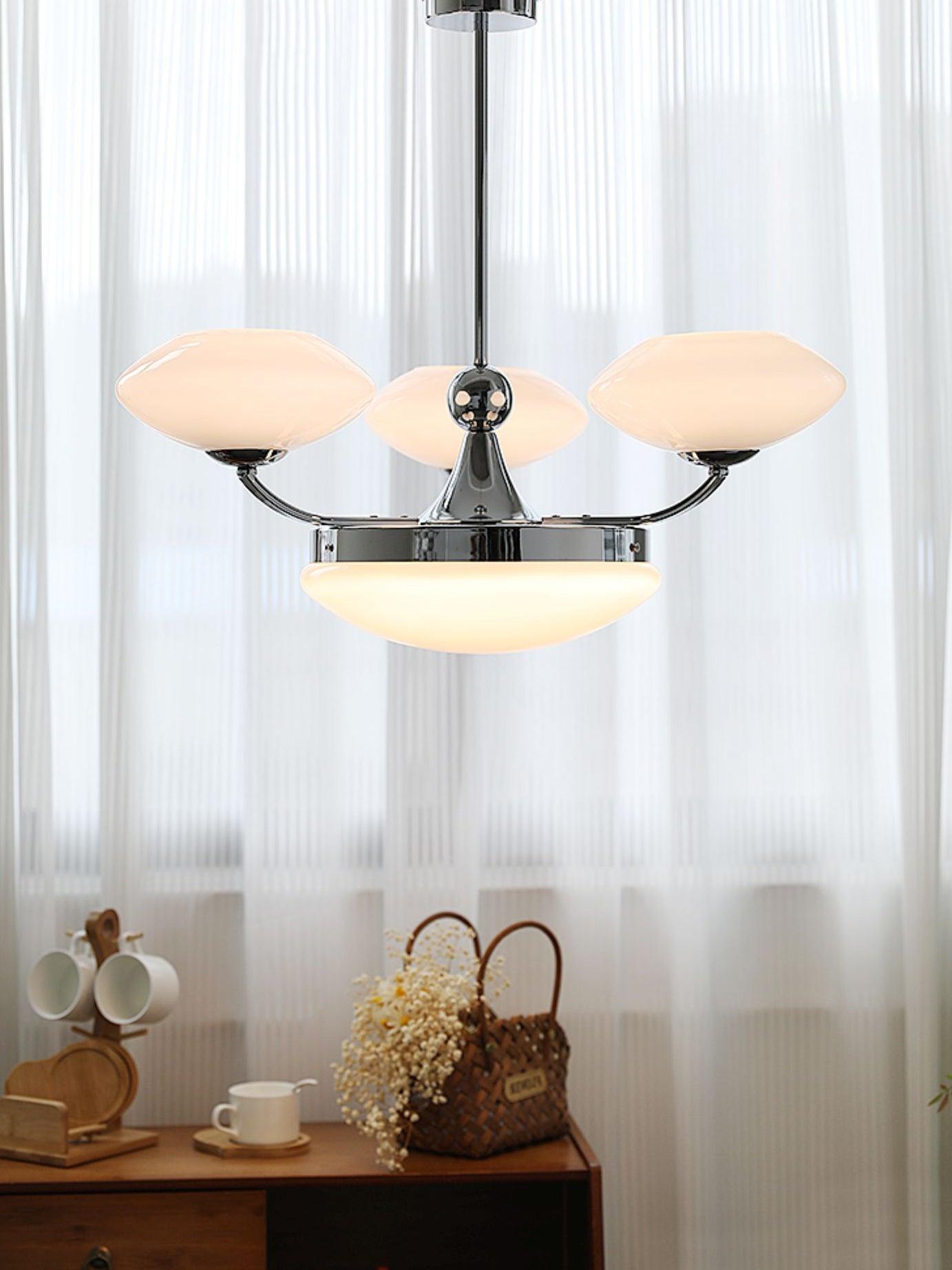 Aurelia Classic Glass Chandelier-Neutral Decor