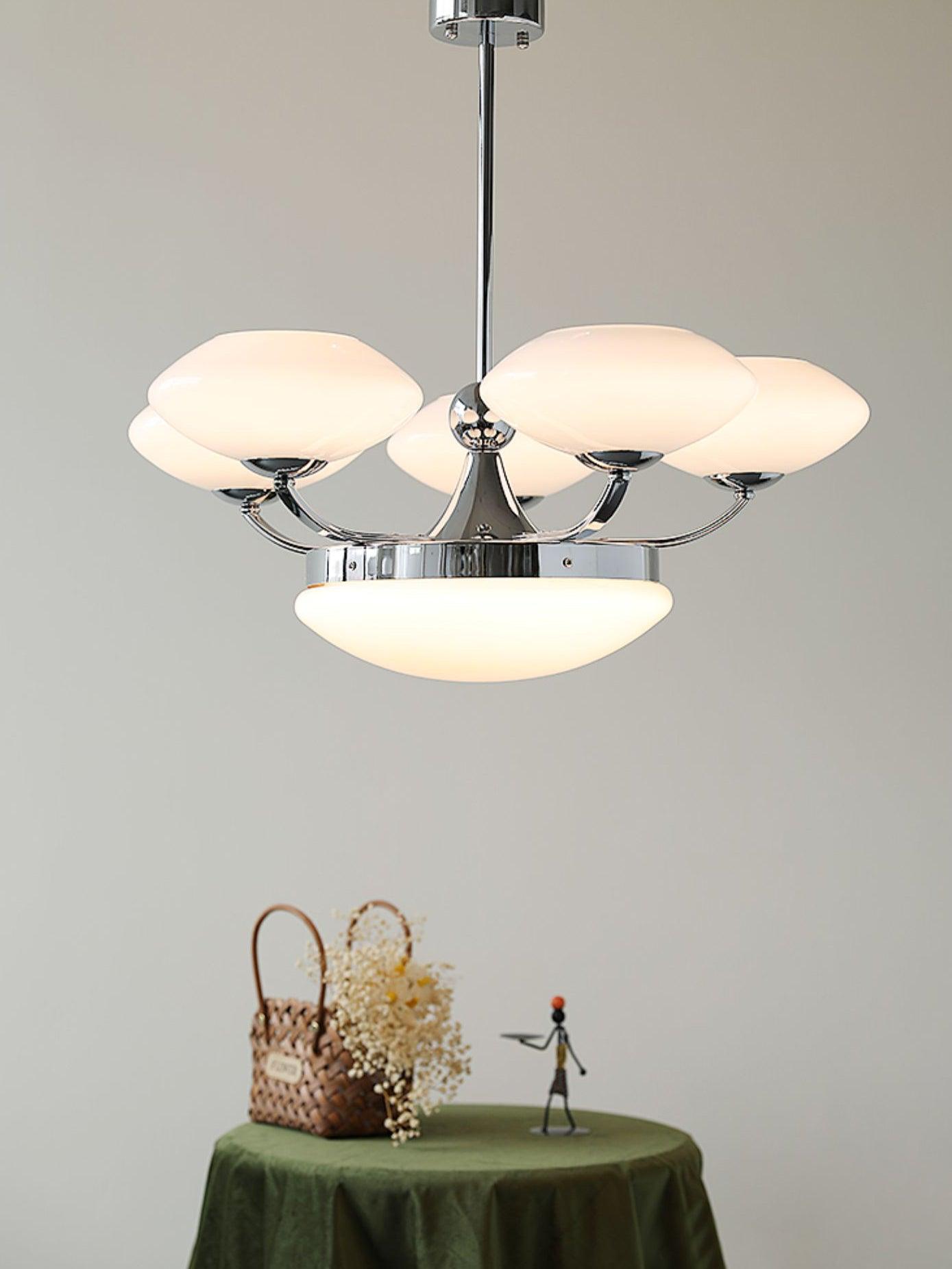 Aurelia Classic Glass Chandelier-Neutral Decor