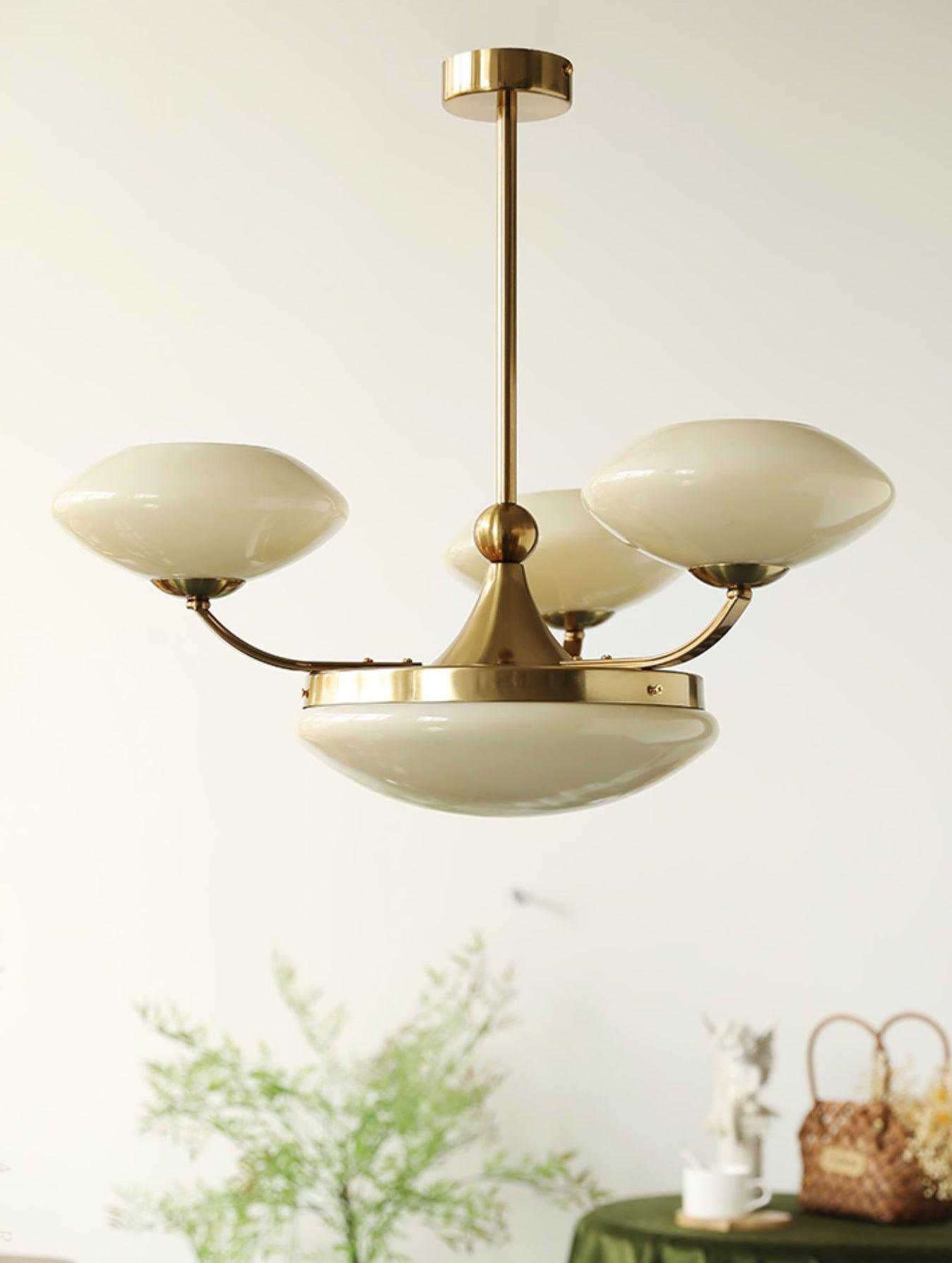 Aurelia Classic Glass Chandelier-Neutral Decor