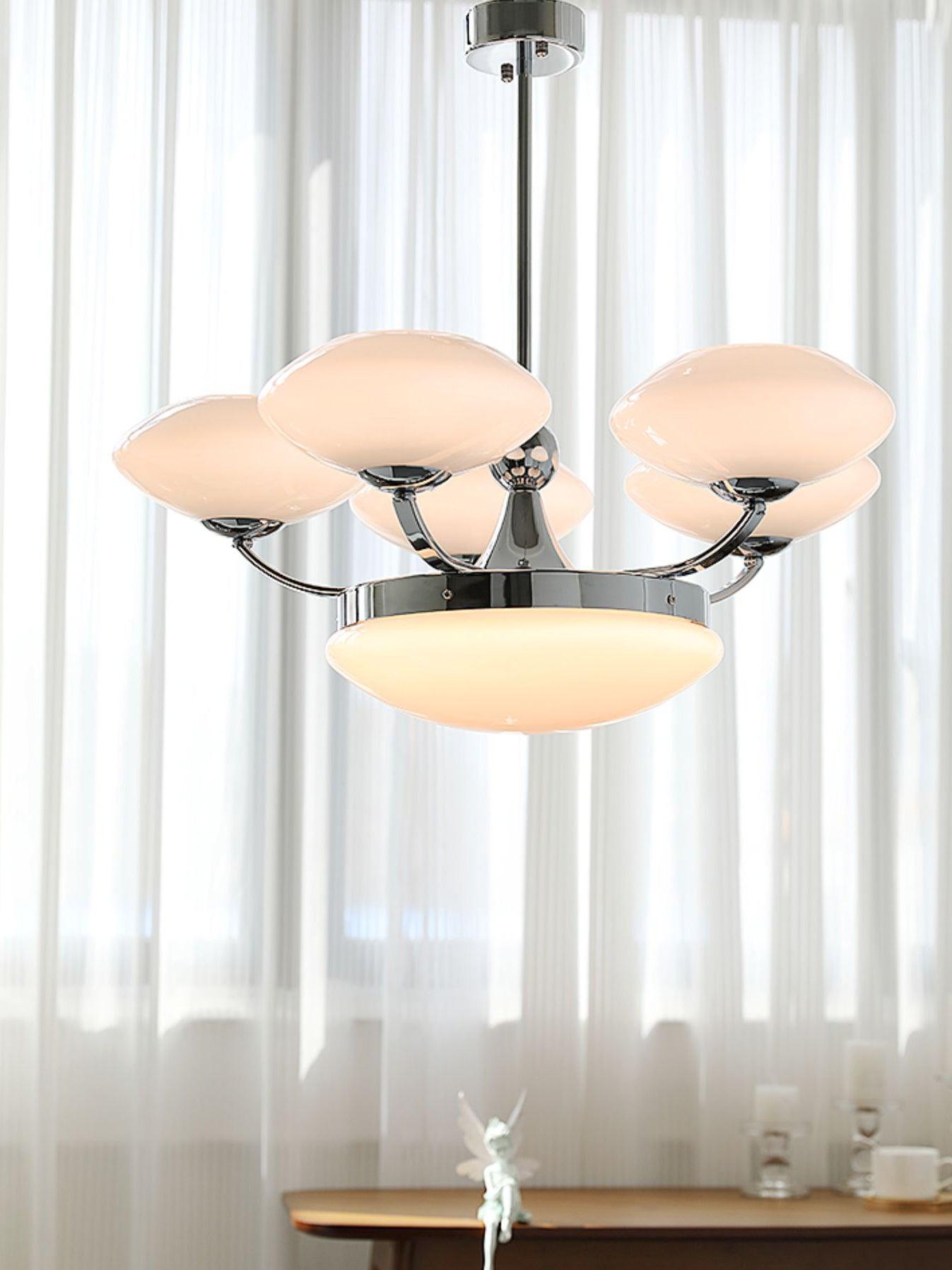 Aurelia Classic Glass Chandelier-Neutral Decor