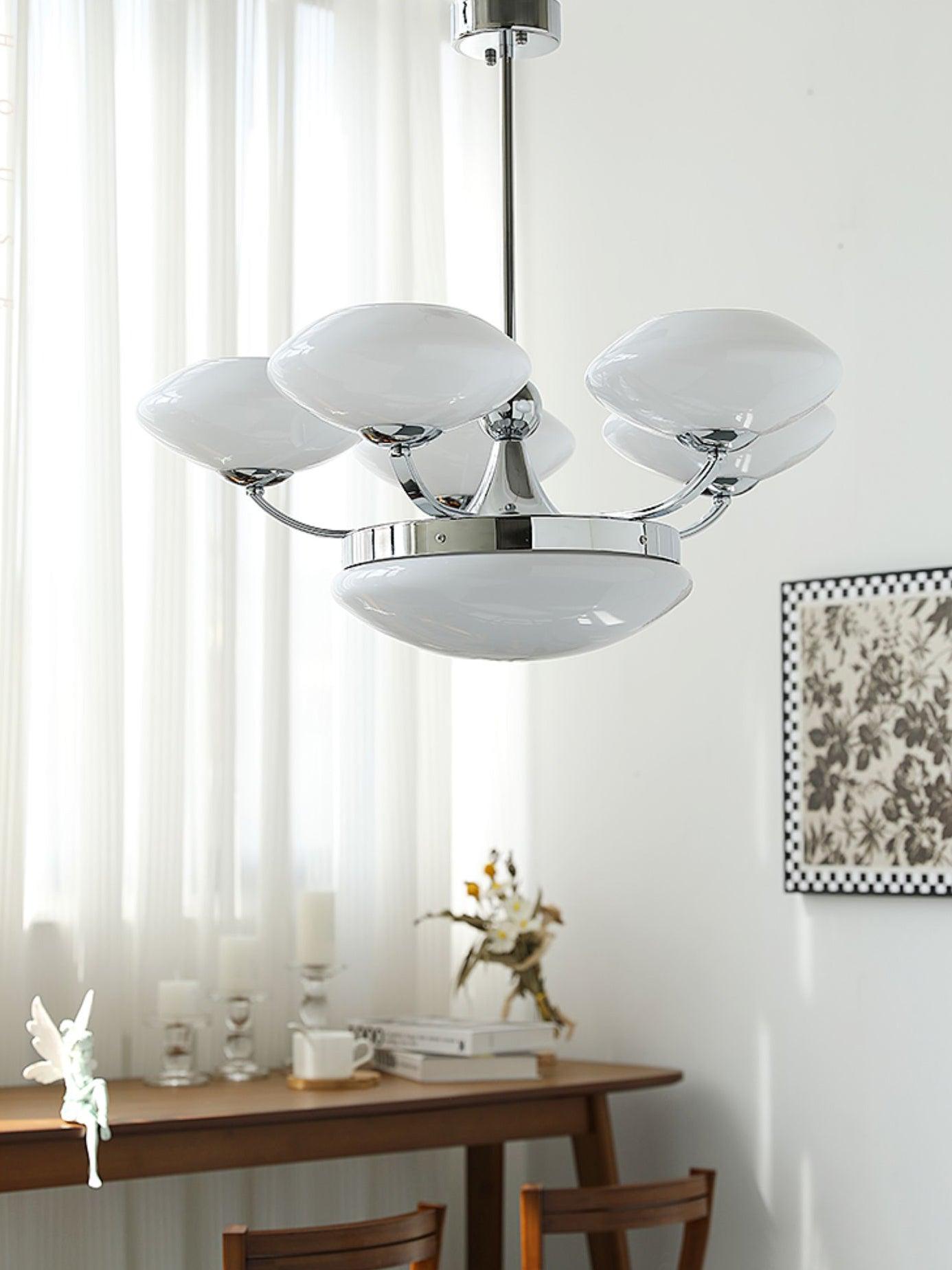 Aurelia Classic Glass Chandelier-Neutral Decor