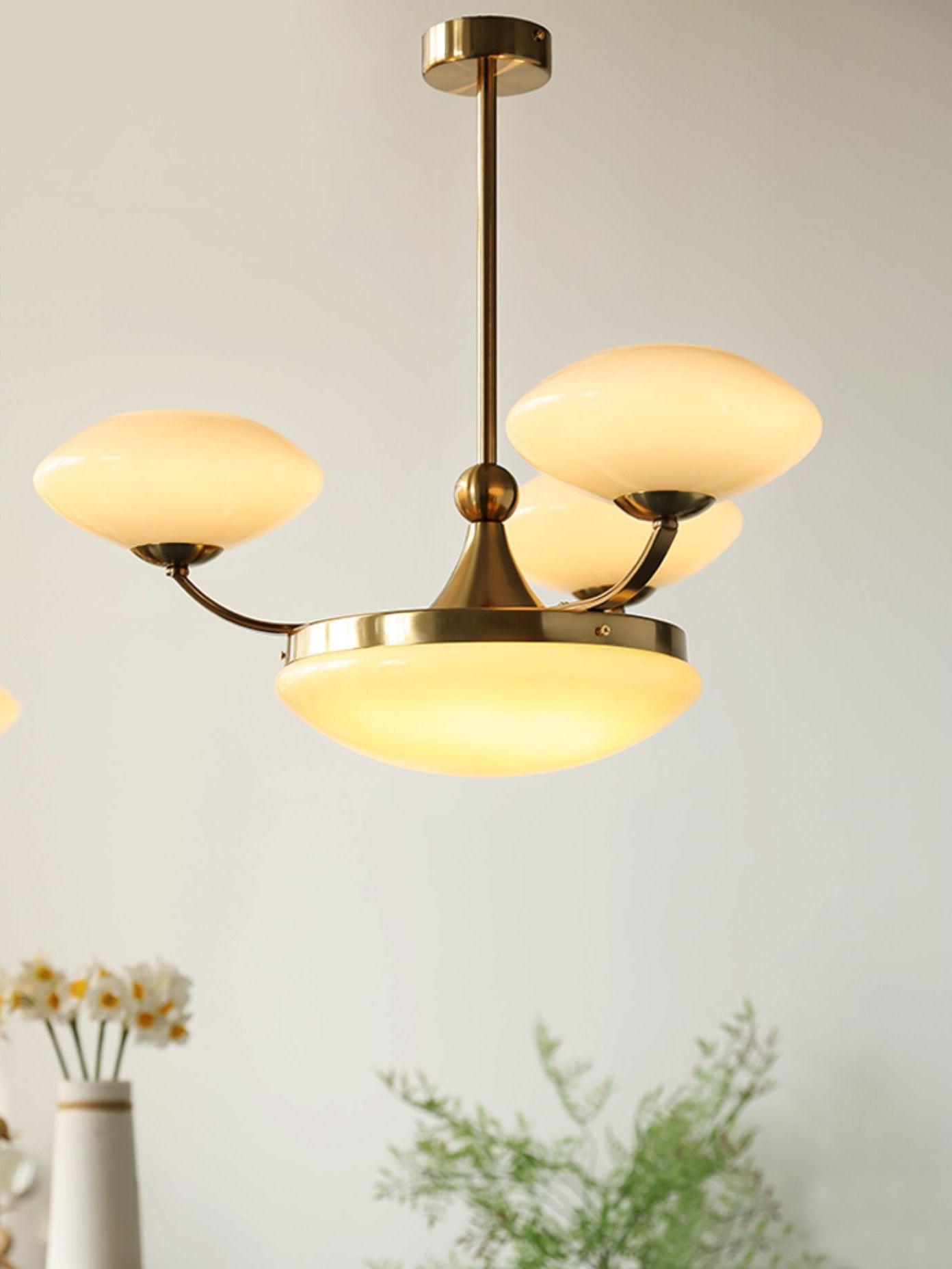 Aurelia Classic Glass Chandelier-Neutral Decor