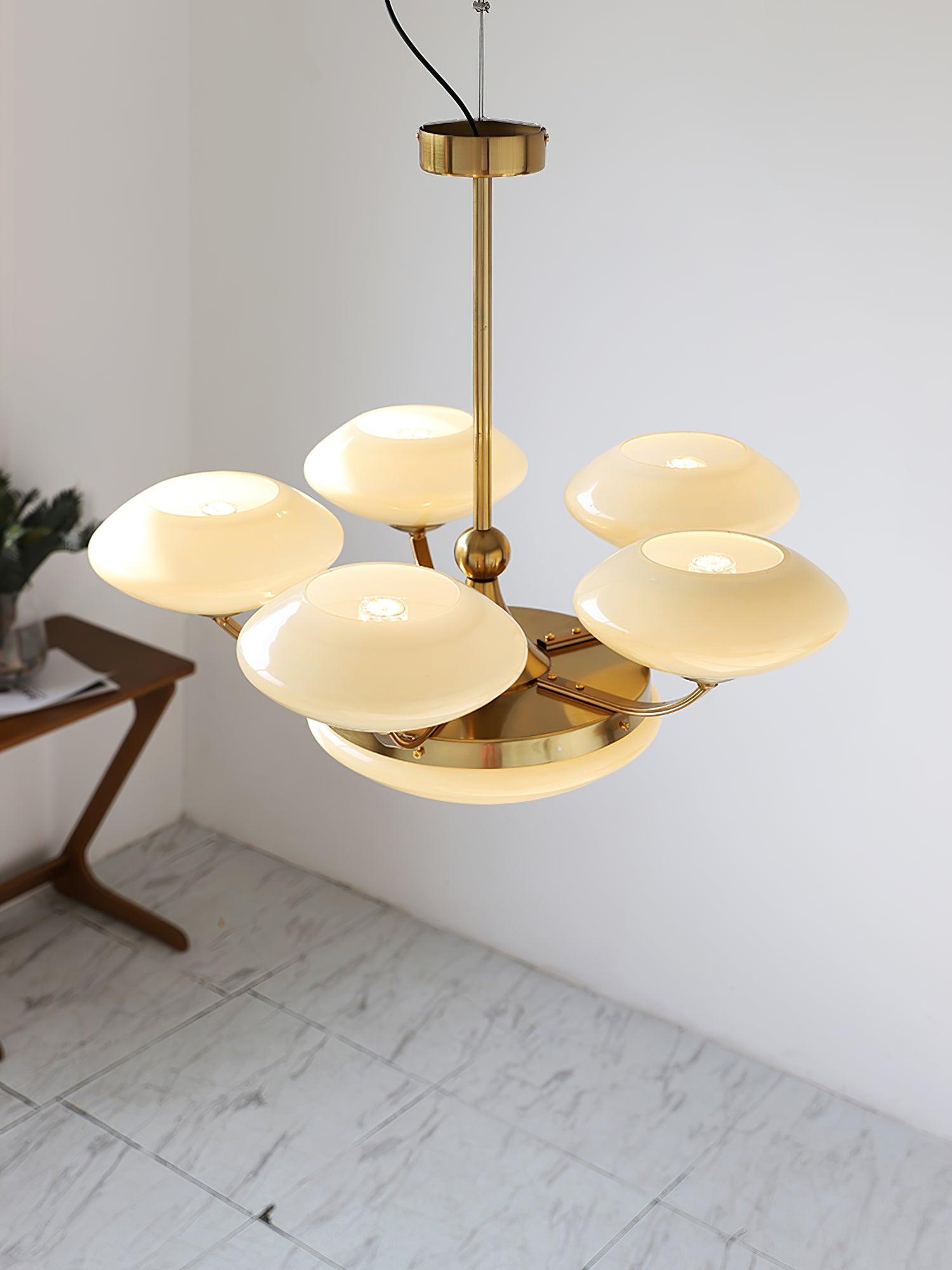 Aurelia Classic Glass Chandelier-Neutral Decor