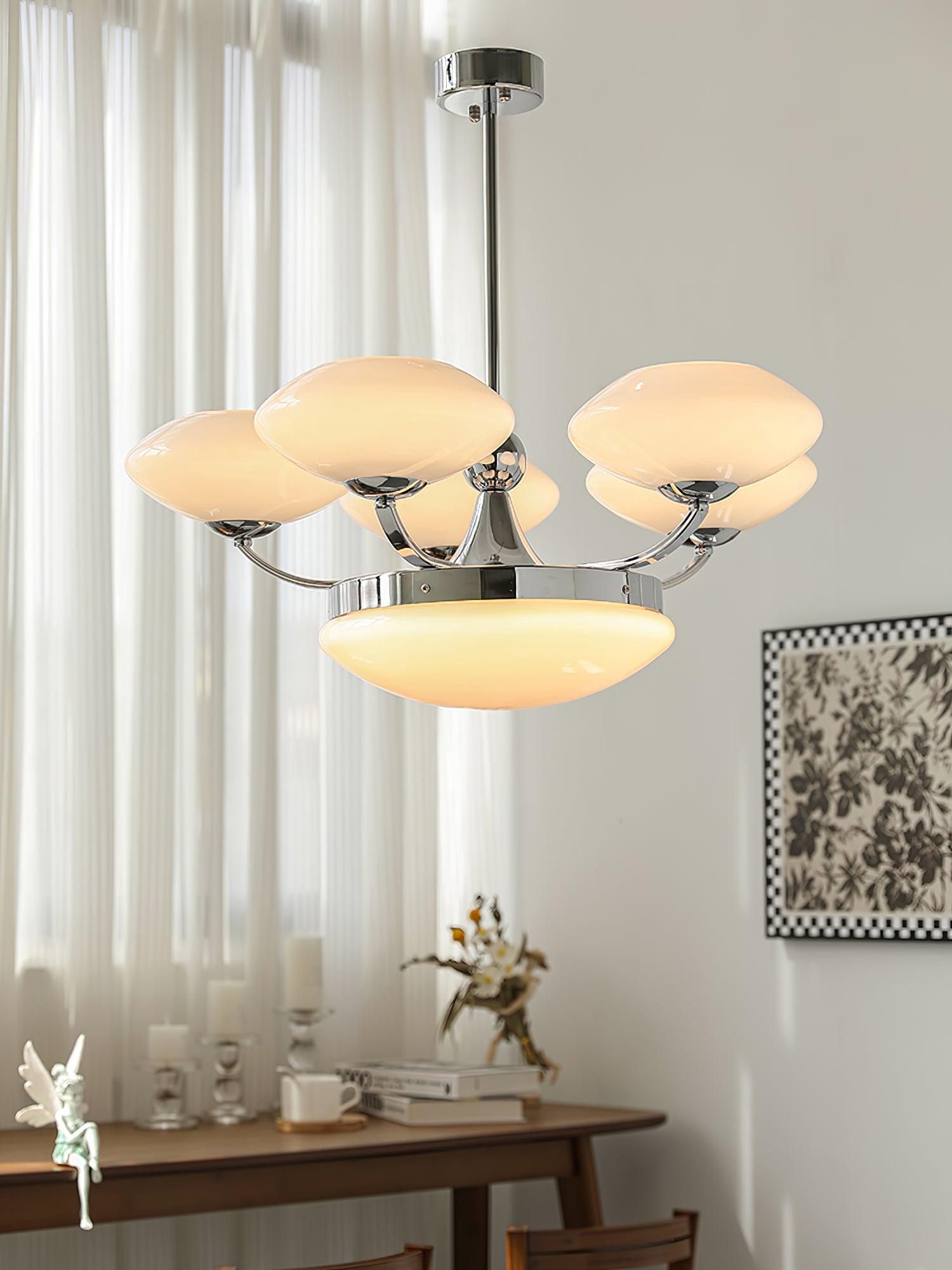 Aurelia Classic Glass Chandelier-Neutral Decor
