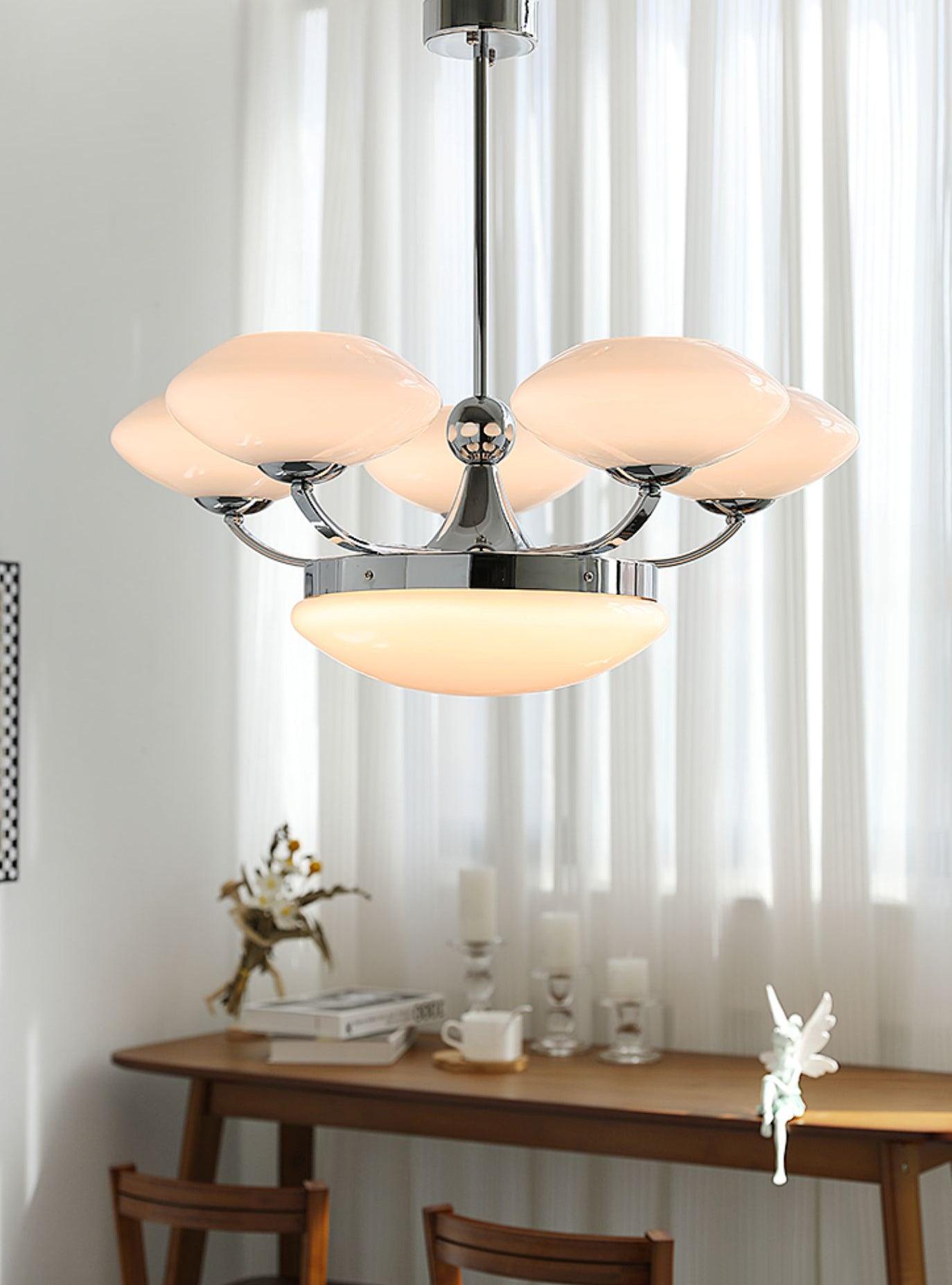 Aurelia Classic Glass Chandelier-Neutral Decor