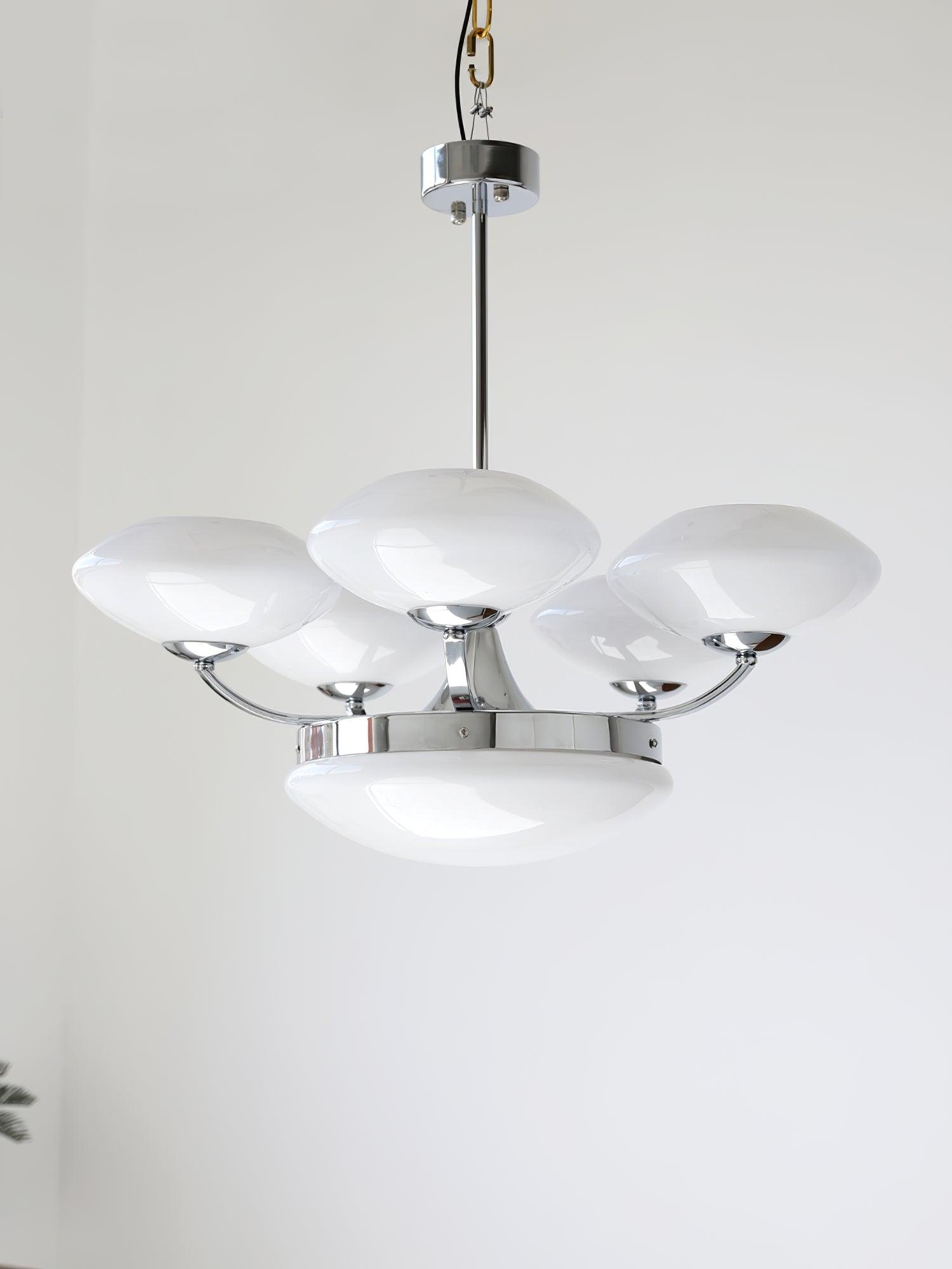 Aurelia Classic Glass Chandelier-Neutral Decor
