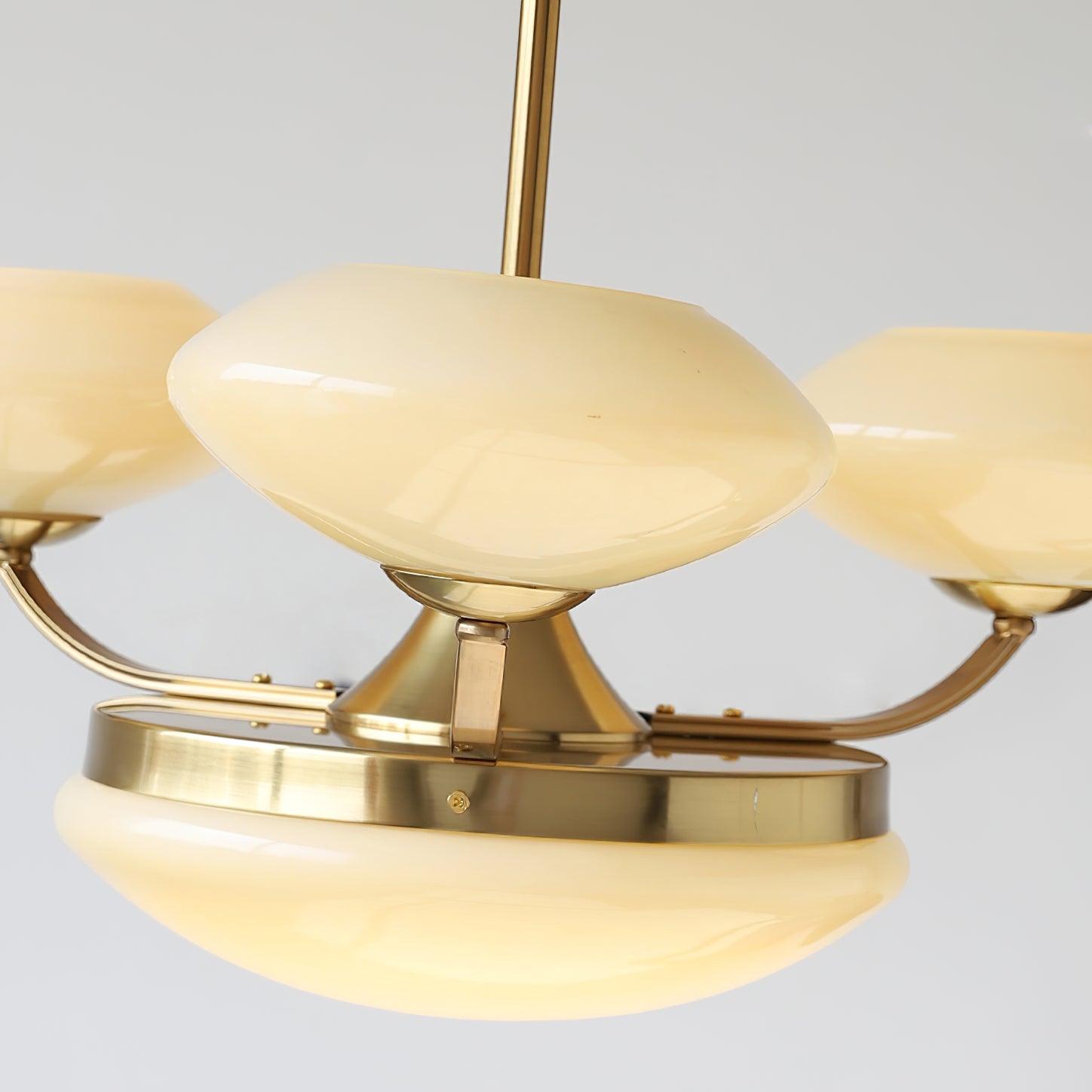 Aurelia Classic Glass Chandelier-Neutral Decor