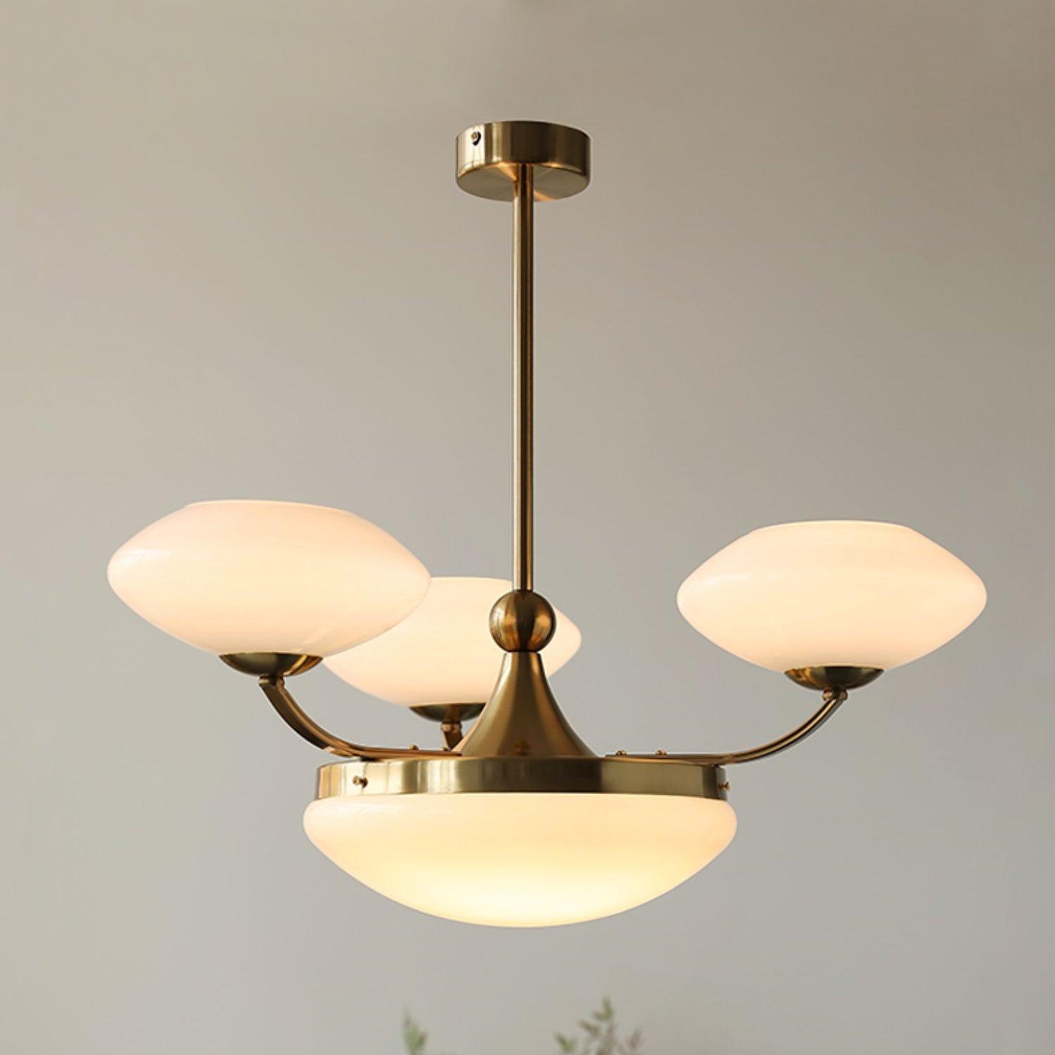Aurelia Classic Glass Chandelier-Neutral Decor