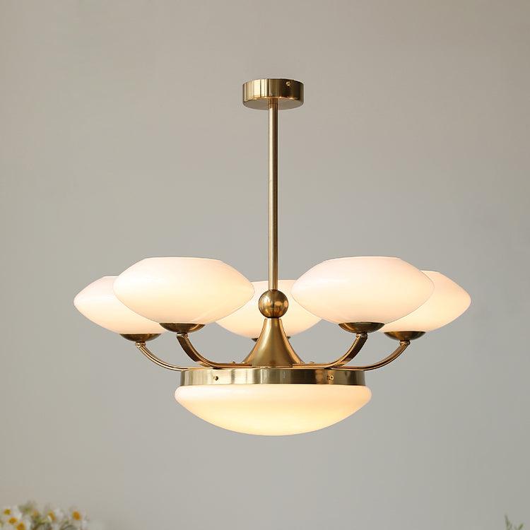 Aurelia Classic Glass Chandelier-Neutral Decor