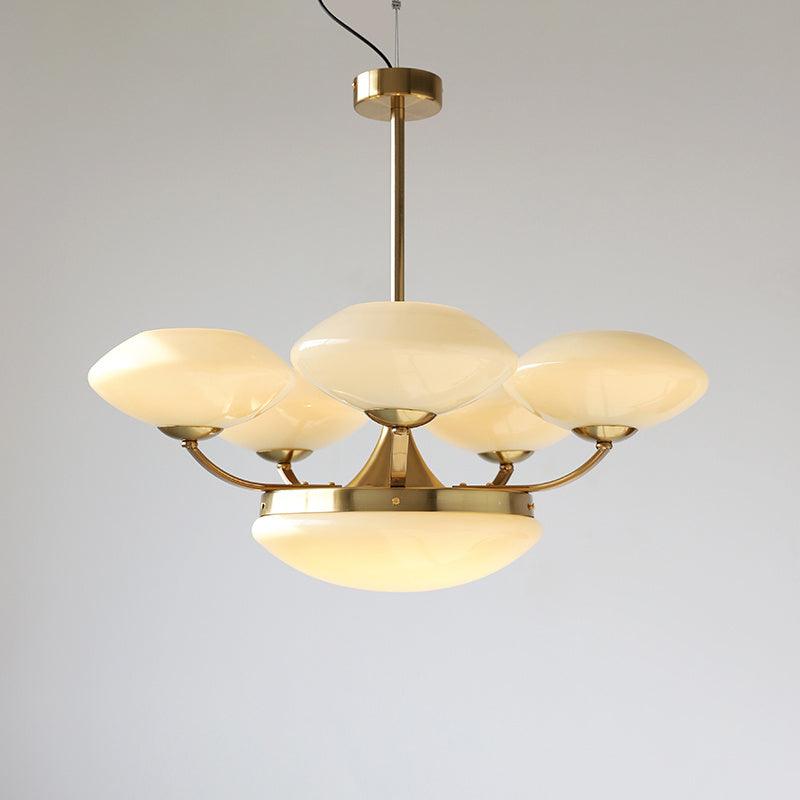 Aurelia Classic Glass Chandelier-Neutral Decor