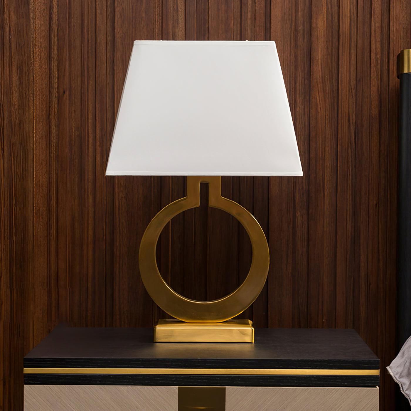 Lyrace Fabric Cozy Table Lamp-Neutral Decor