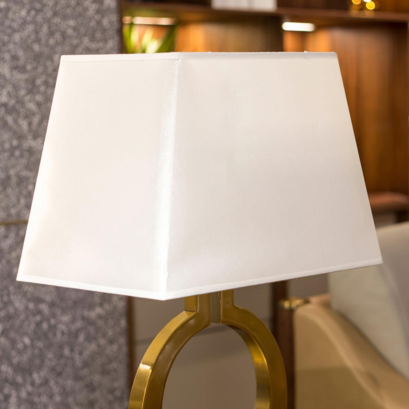 Lyrace Fabric Cozy Table Lamp-Neutral Decor