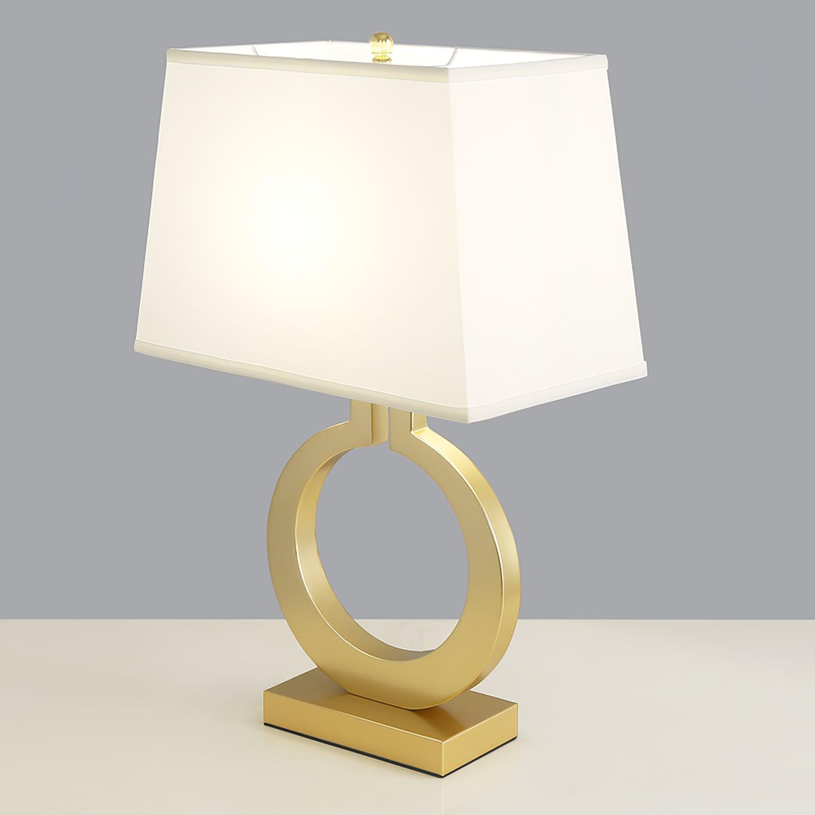 Lyrace Fabric Cozy Table Lamp-Neutral Decor
