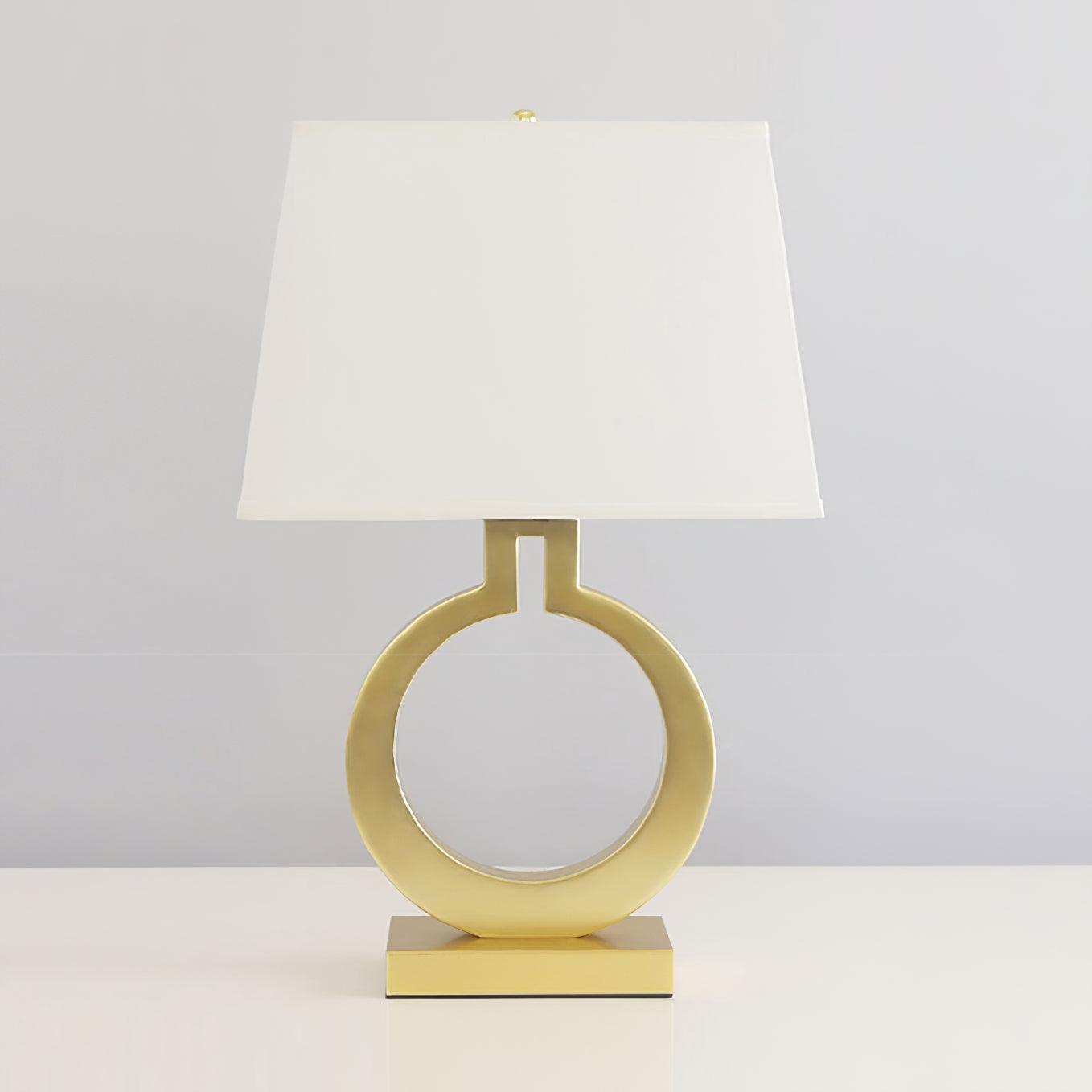 Lyrace Fabric Cozy Table Lamp-Neutral Decor