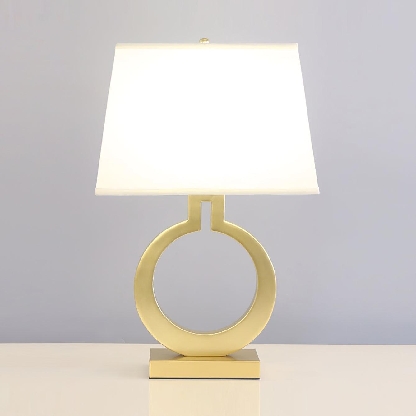 Lyrace Fabric Cozy Table Lamp-Neutral Decor
