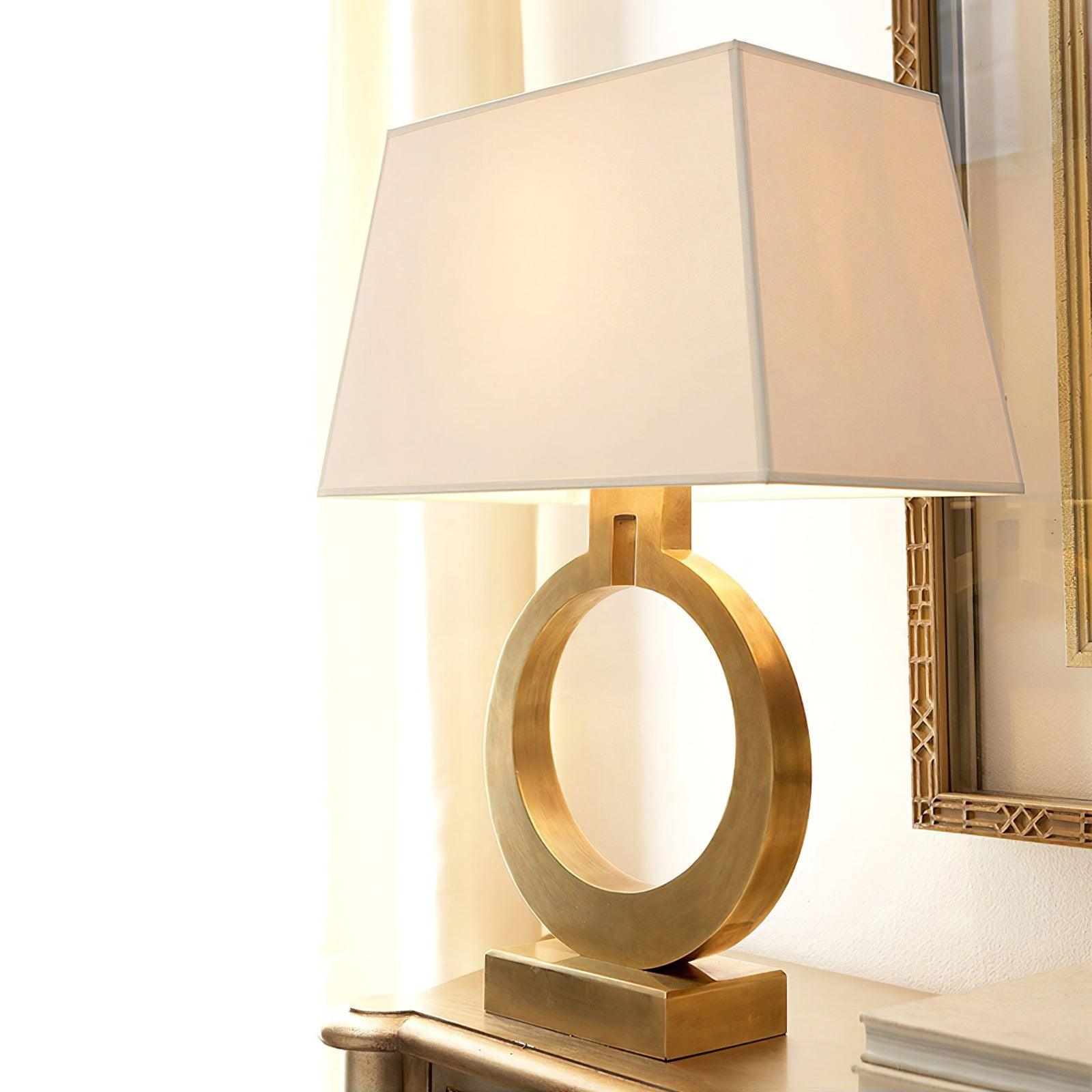 Lyrace Fabric Cozy Table Lamp-Neutral Decor