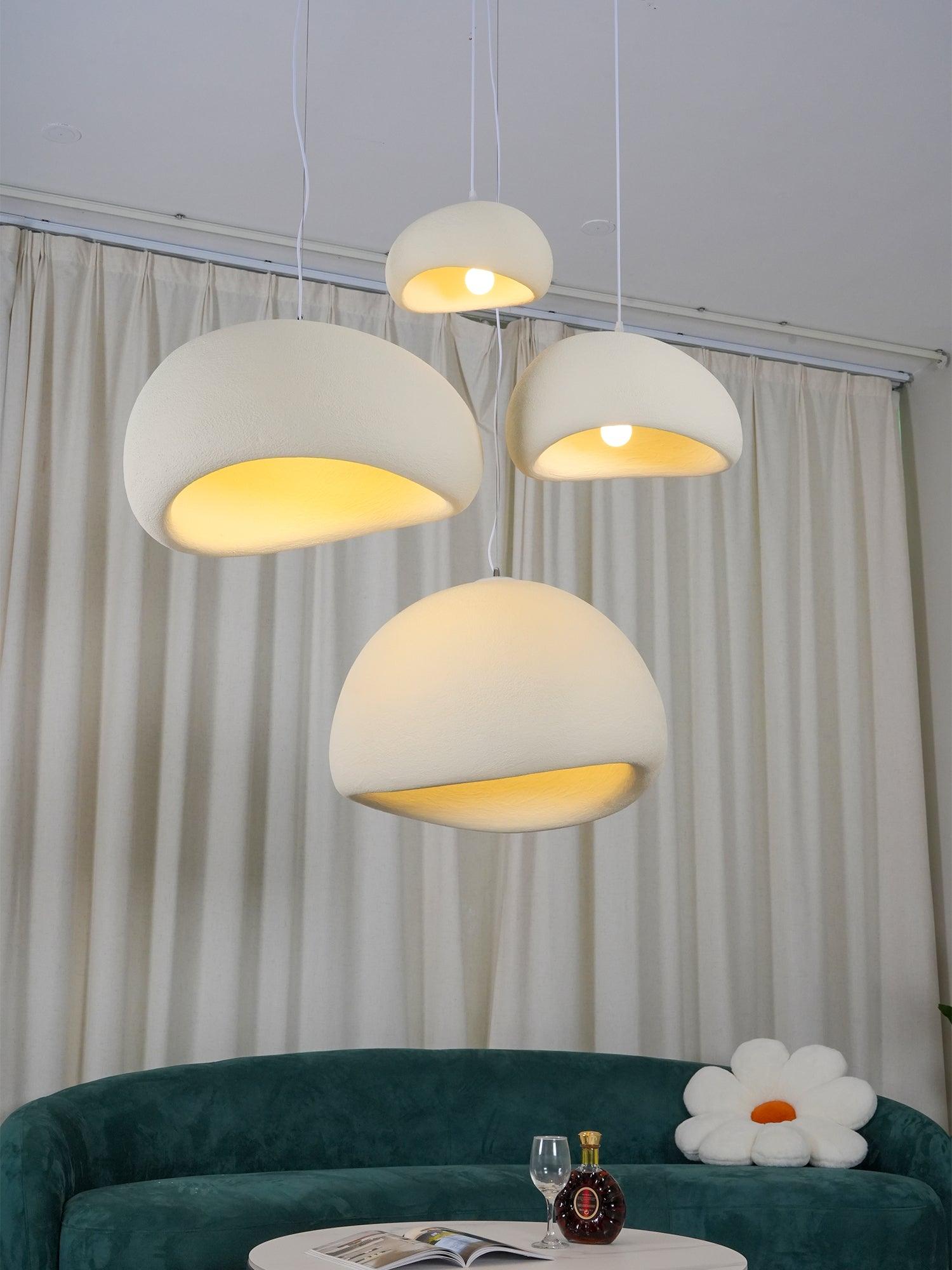 Lustra Chandelier Rough Combination Wabi-Sabi-Neutral Decor