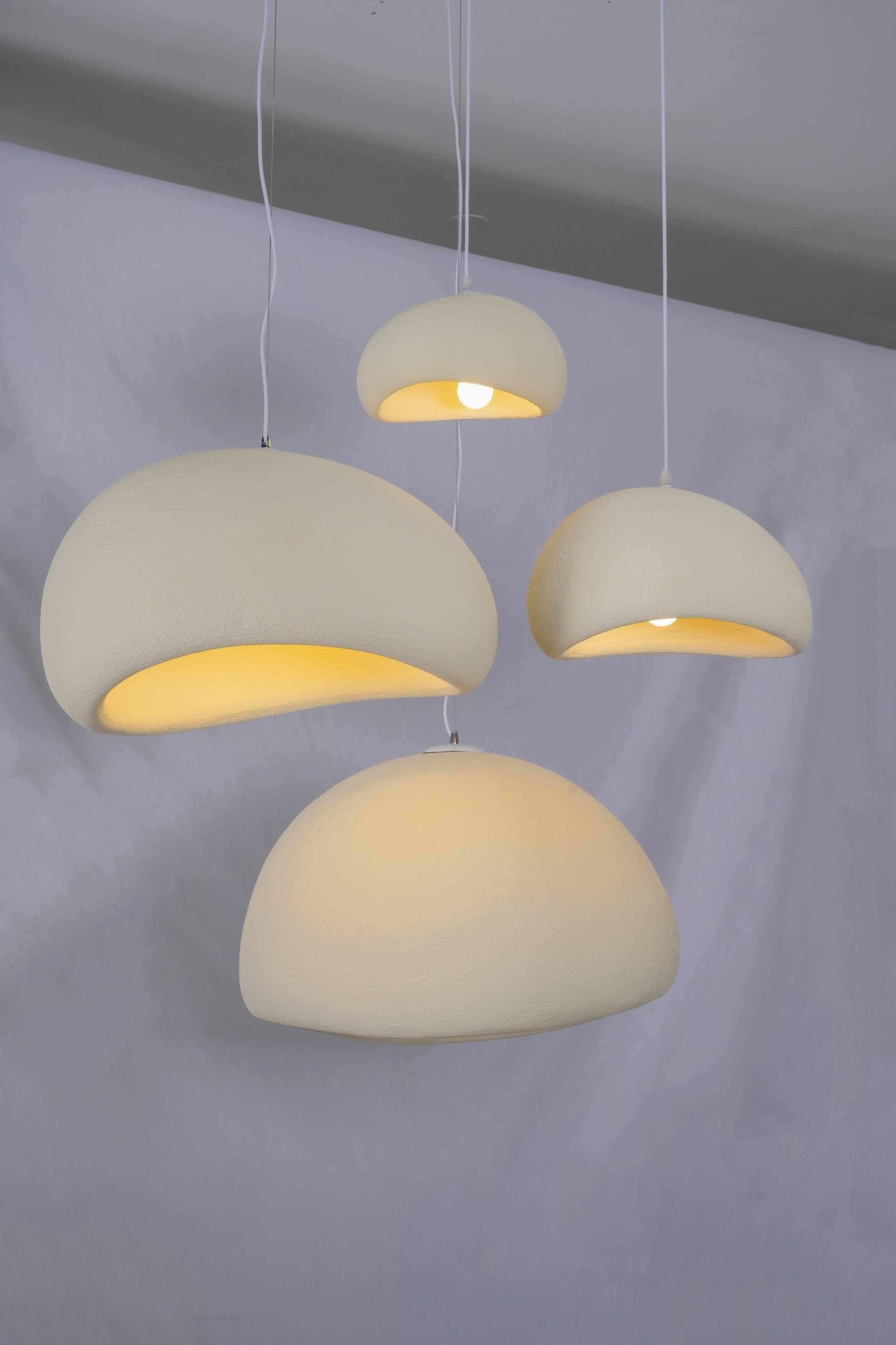 Lustra Chandelier Rough Combination Wabi-Sabi-Neutral Decor