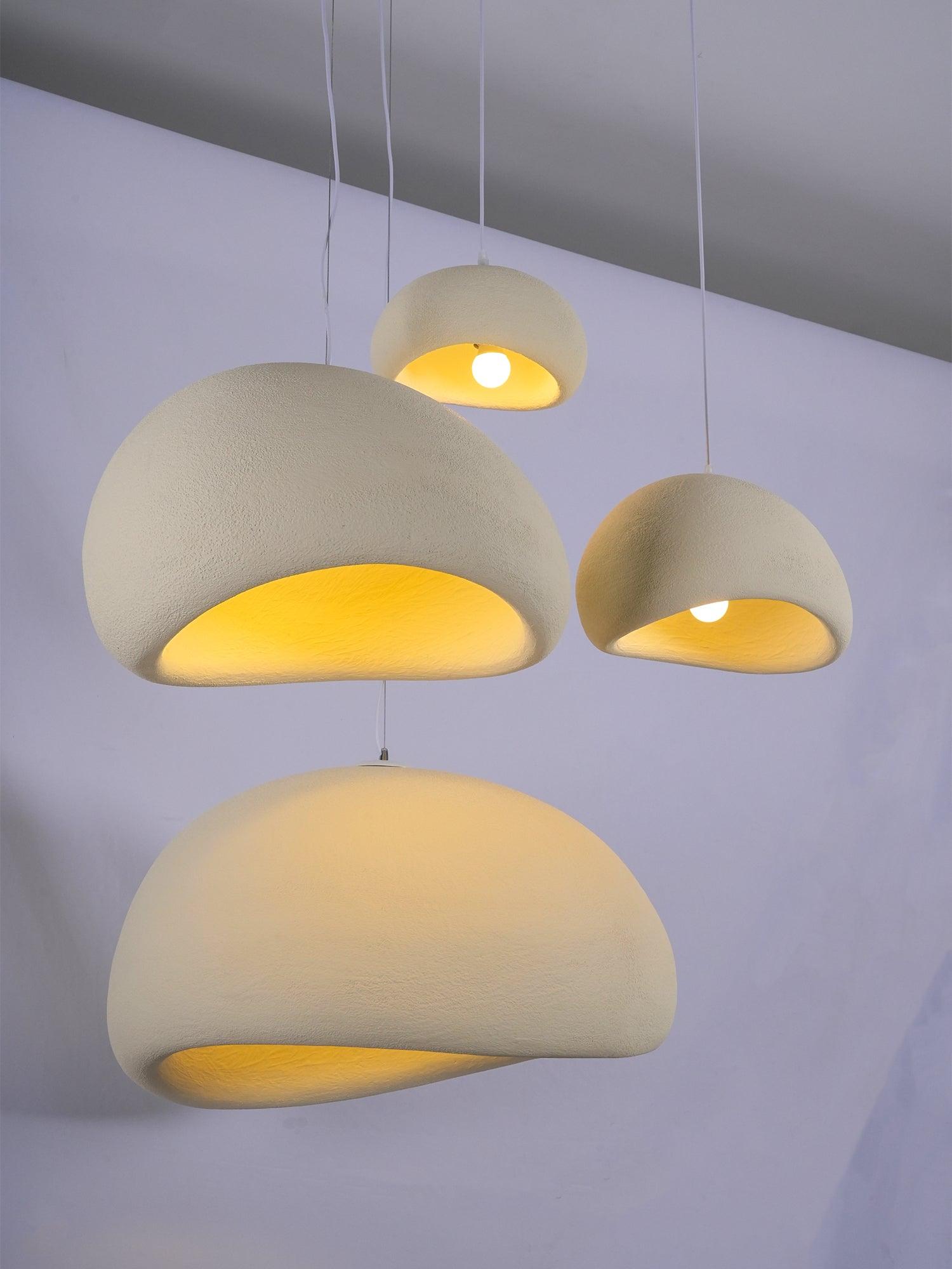 Lustra Chandelier Rough Combination Wabi-Sabi-Neutral Decor