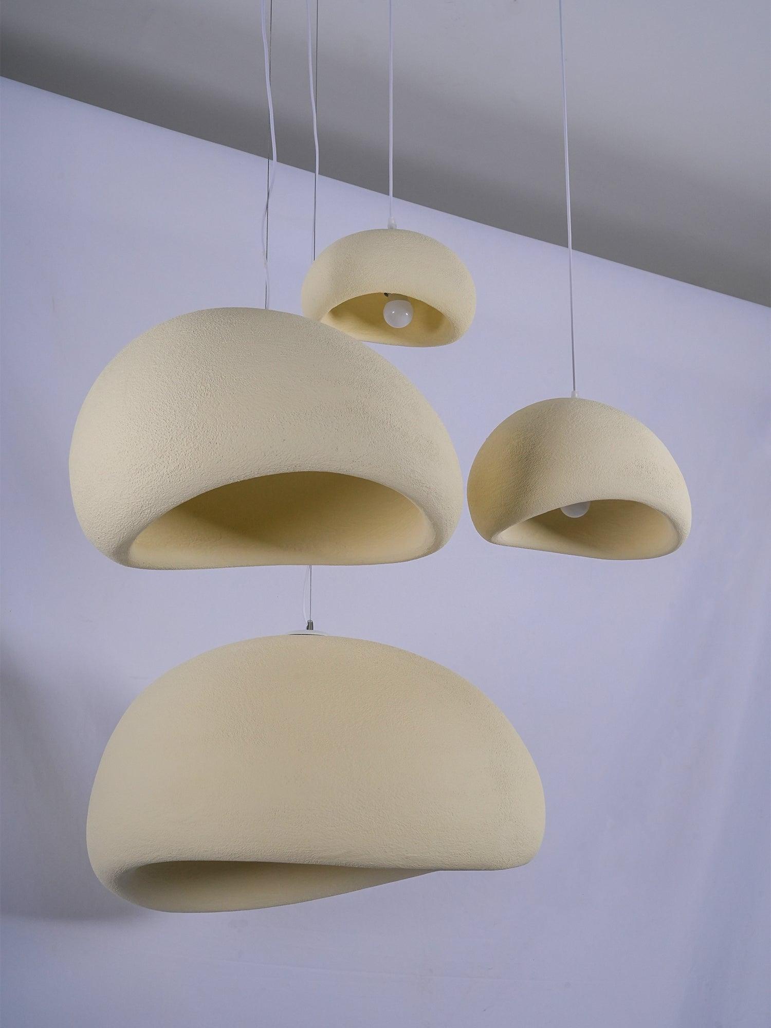 Lustra Chandelier Rough Combination Wabi-Sabi-Neutral Decor