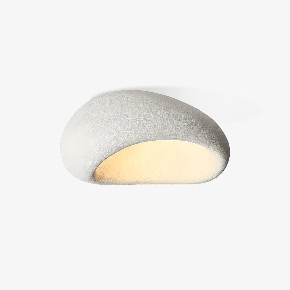 Cyvian Ceiling Lamp with Japanese Wabi-Sabi Moon-Neutral Decor
